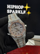 MOISSANITE AP WATCH | BUSTDOWN MOISSANITE WATCH| VVS MOISSANITE AUDEMARS PIGUET WATCH
