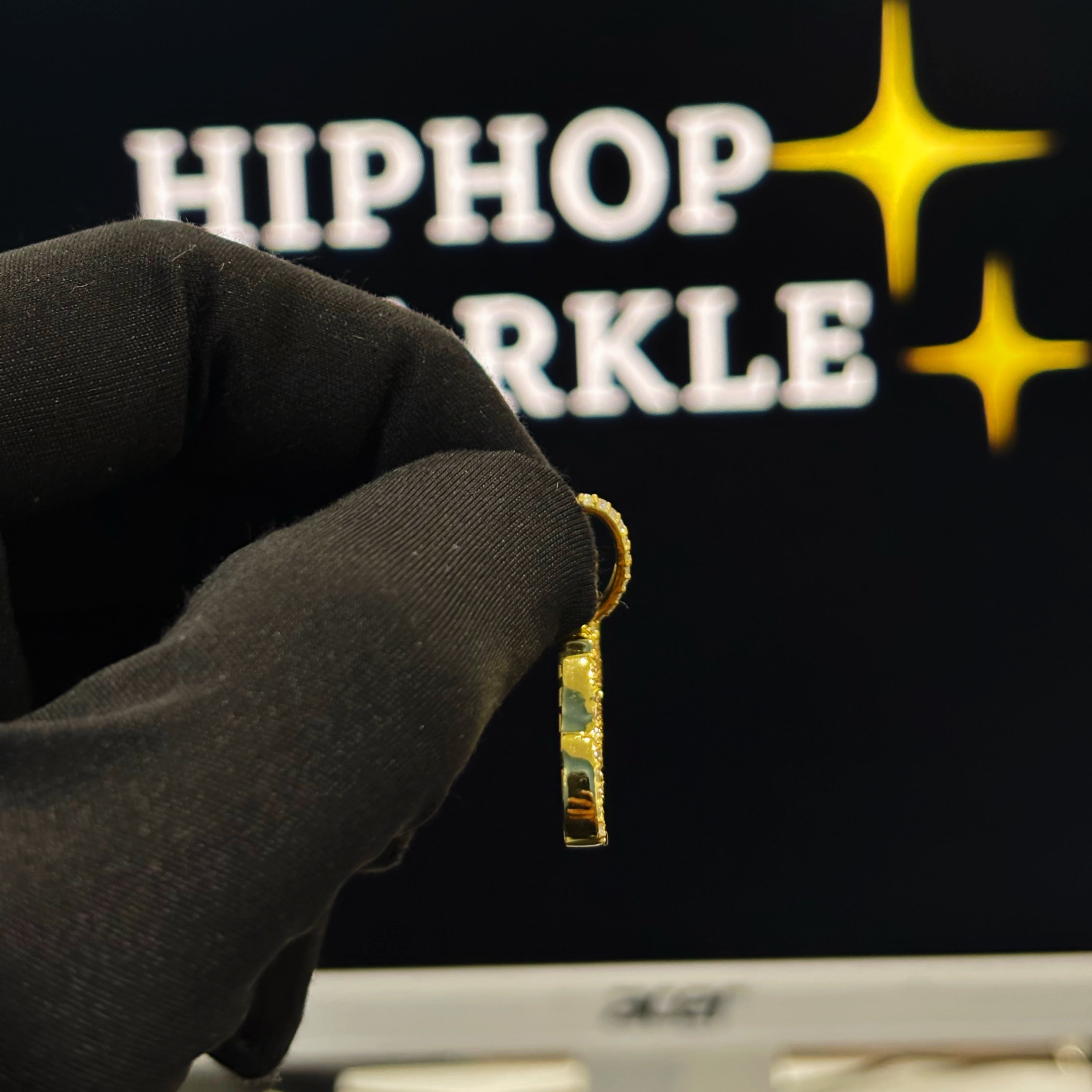 925 Silver Custom Moissanite Pendant – Iced Out Hip Hop Jewelry (1.6 inch x 1 Inch with Bail)