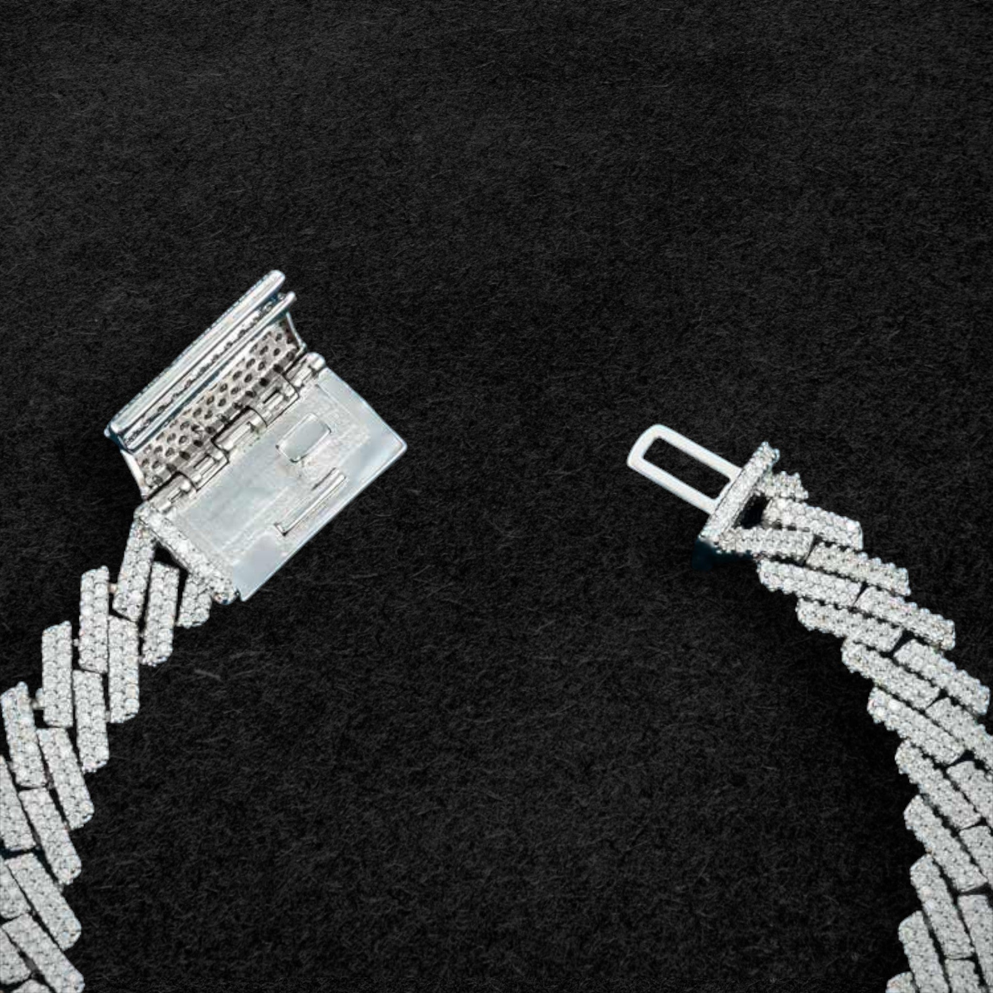 10MM Moissanite Cuban Link Bracelet