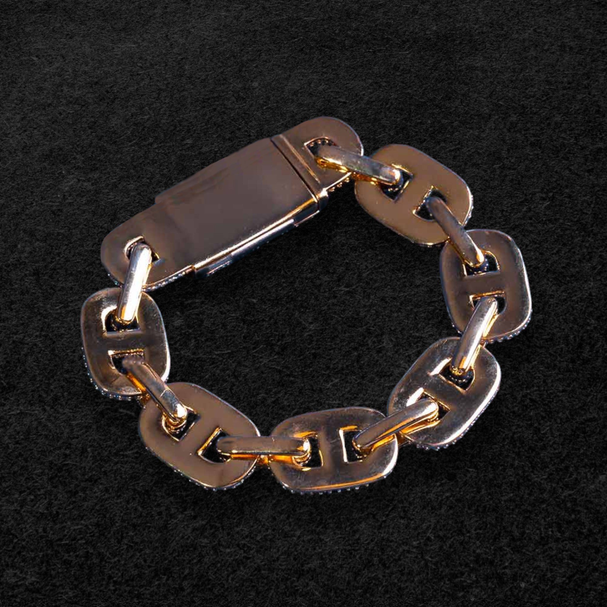 16MM Moissanite Mariner Link Bracelet