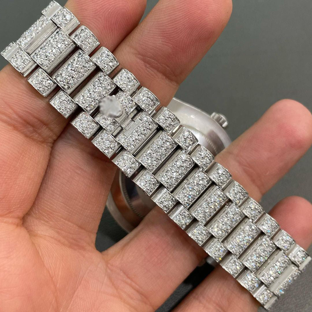Rolex Arabic Dial Diamond Watch