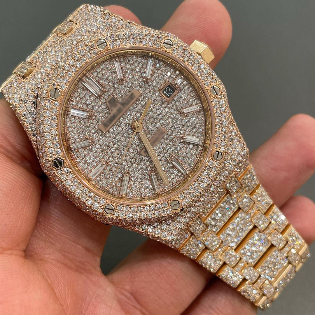 VVS MOISSANITE AUDEMARS PIGUET WATCH