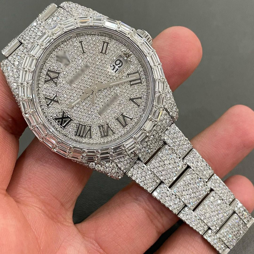 Moissanite Rolex Watch