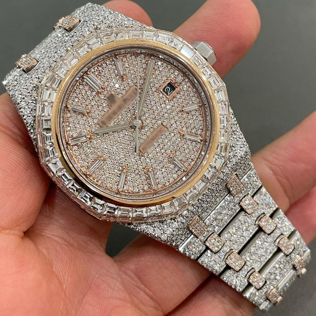 VVS MOISSANITE Twotone AUDEMARS PIGUET WATCH