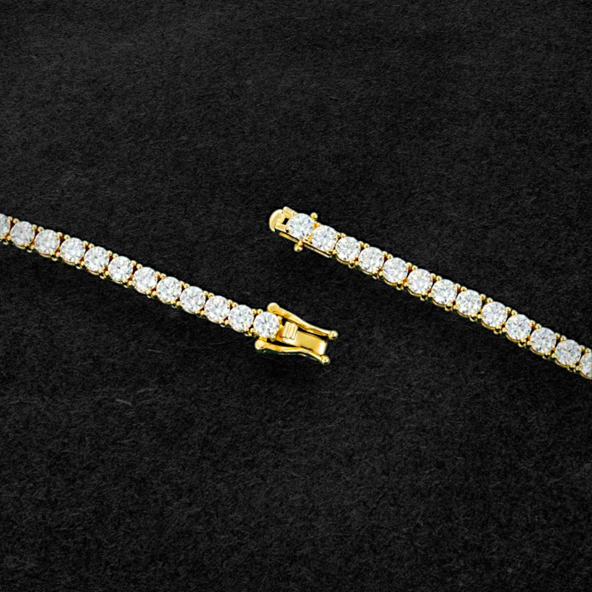 Icedout 4mm Moissanite Tennis Chain