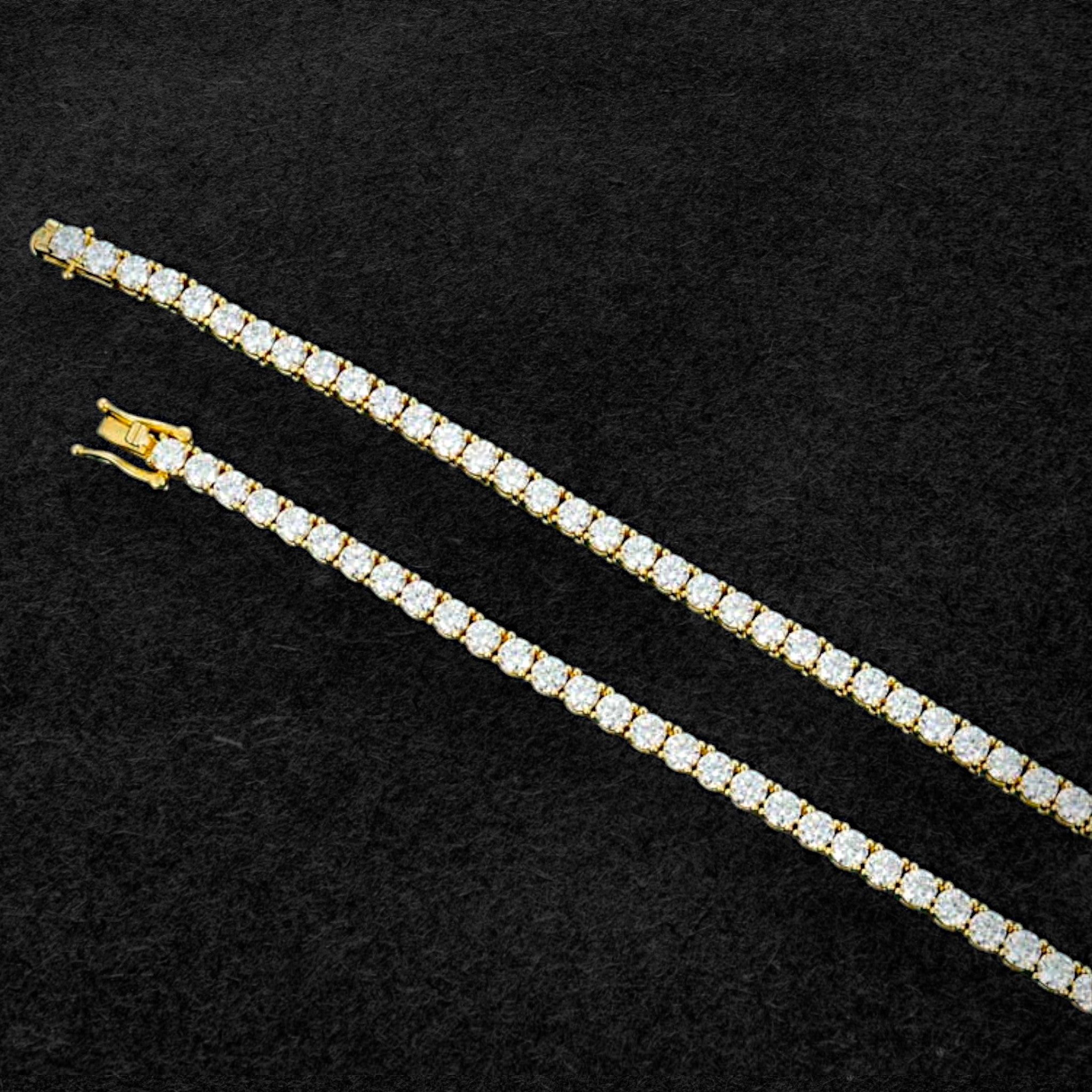 Icedout 4mm Moissanite Tennis Chain