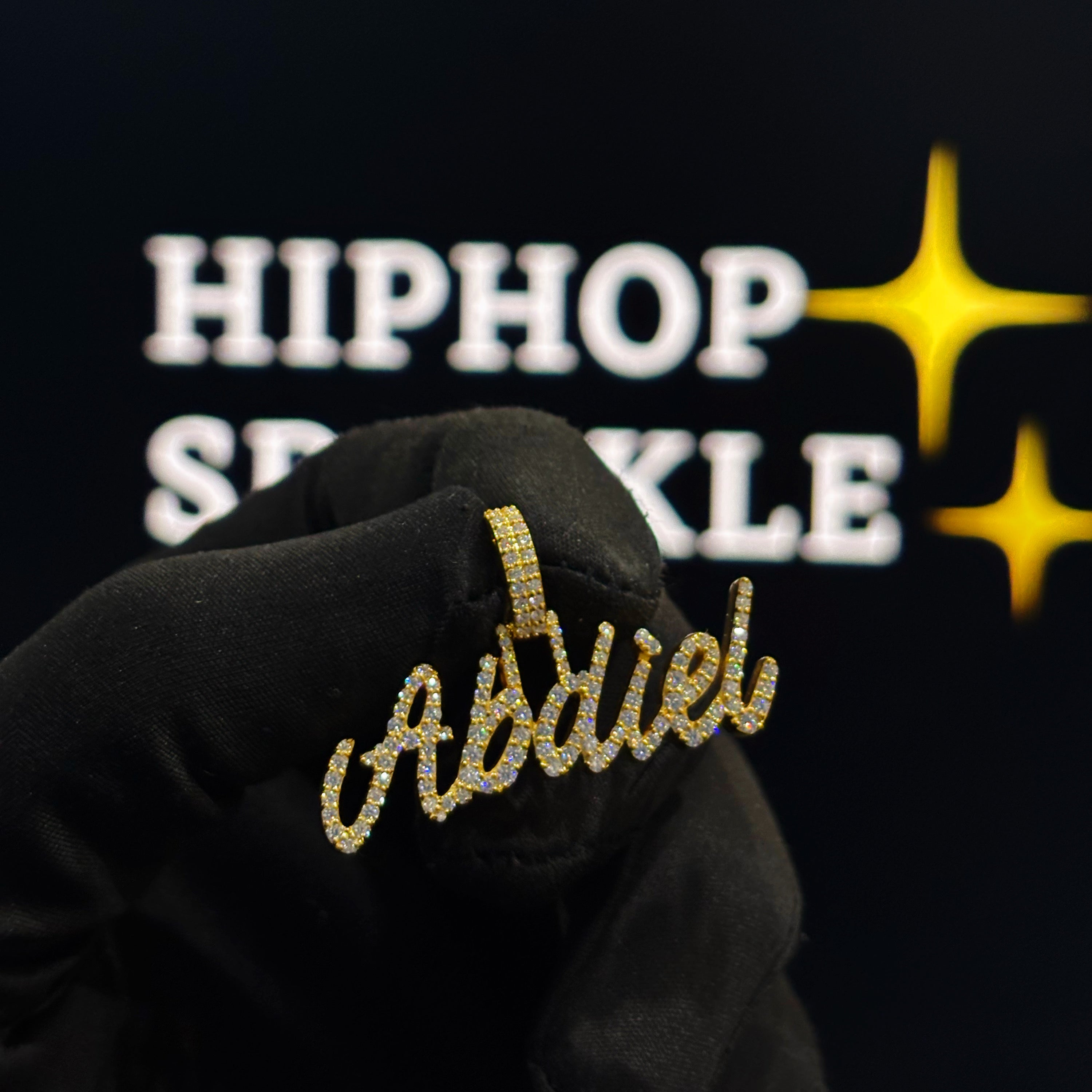 925 Silver Custom Moissanite Pendant – Iced Out Hip Hop Jewelry (1.6 inch x 1 Inch with Bail)