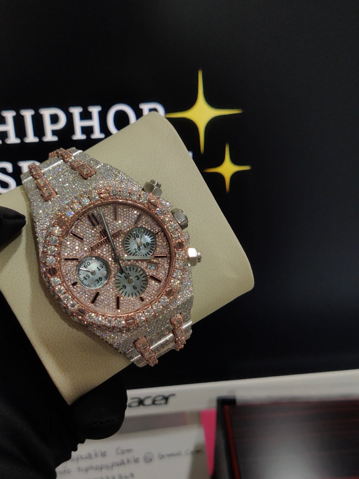 VVS MOISSANITE AUDEMARS PIGUET WATCH
