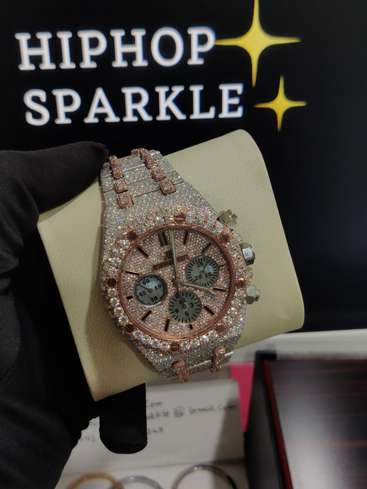VVS MOISSANITE AUDEMARS PIGUET WATCH