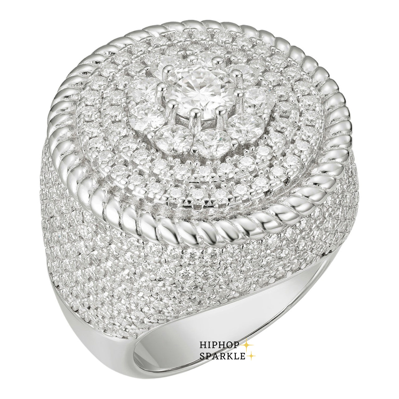 Bentley Moissanite Luxe Ring – 925 Silver Exclusive Edition