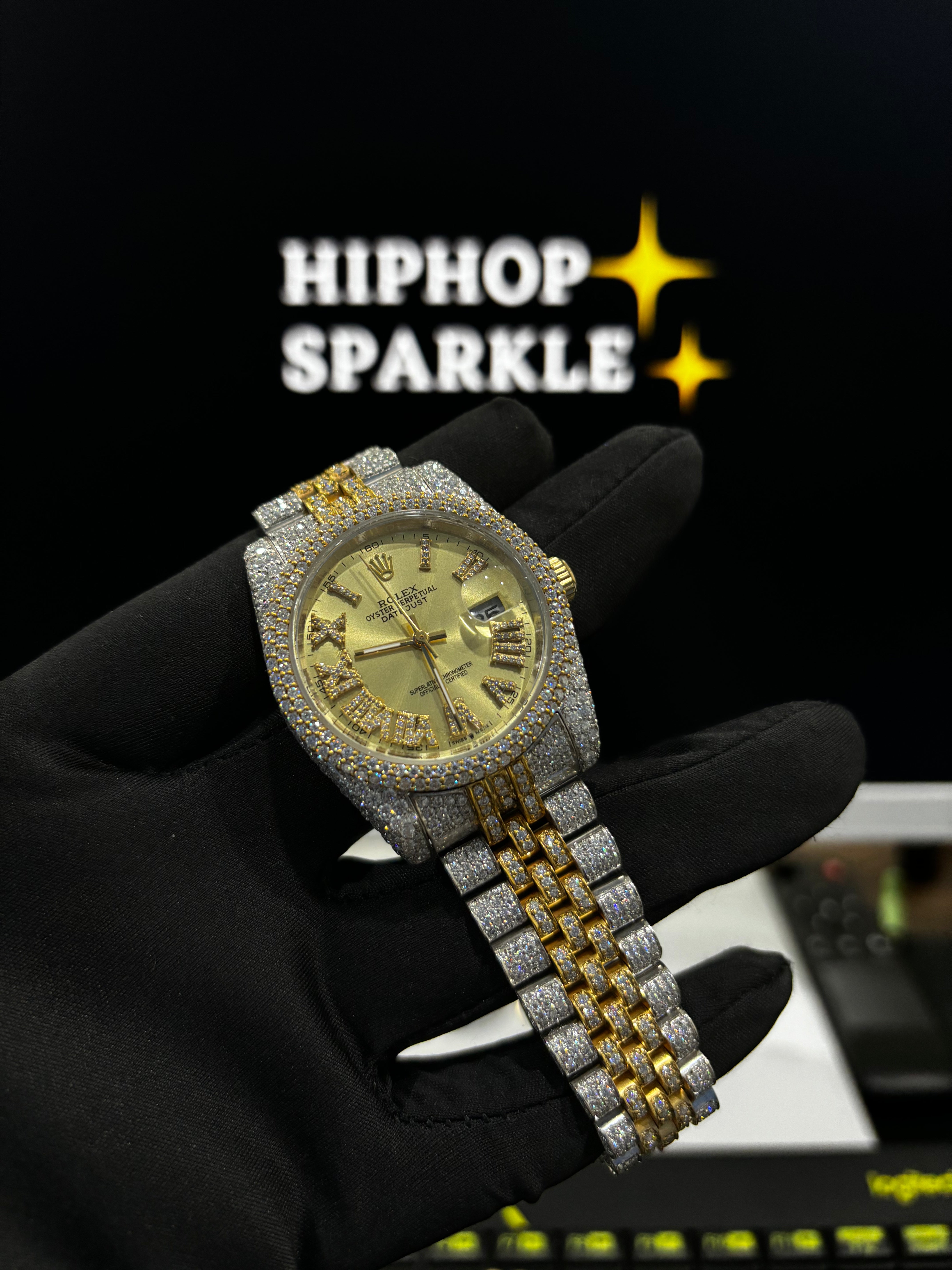 Moissanite Rolex Watch