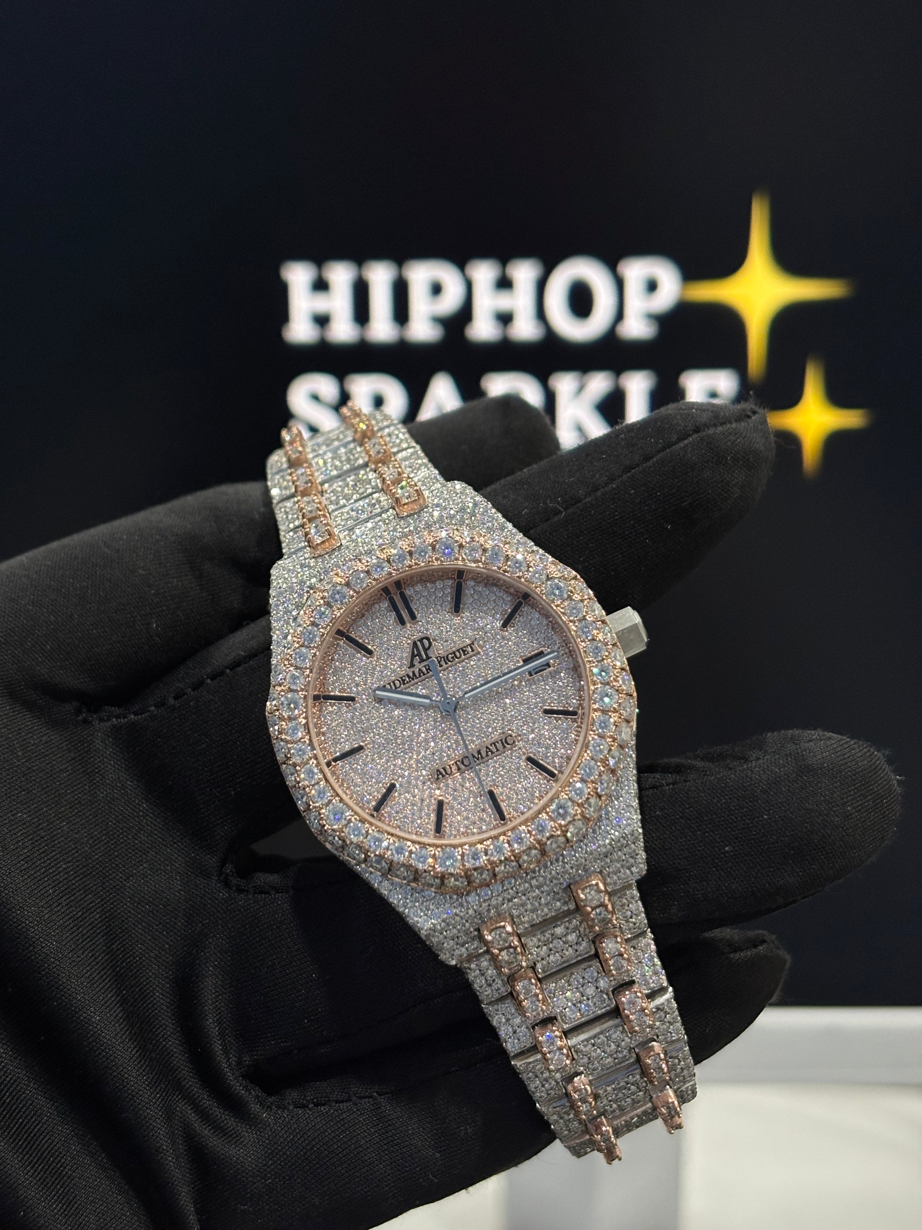 VVS MOISSANITE AUDEMARS PIGUET WATCH
