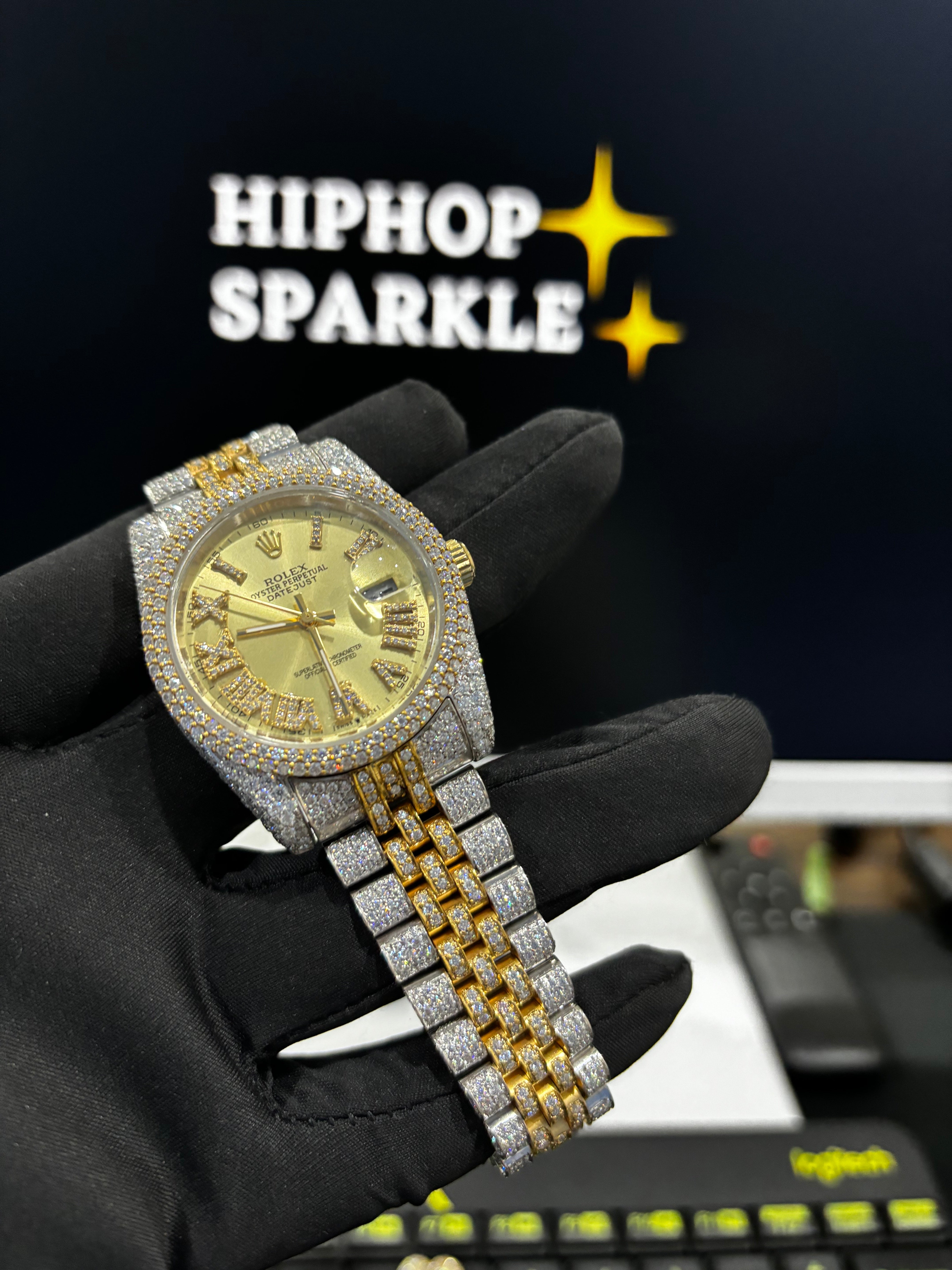 Moissanite Rolex Watch