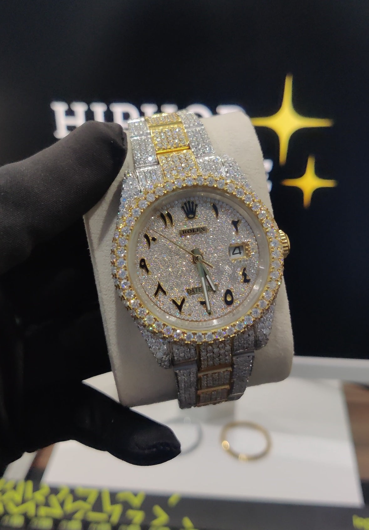 Moissanite Rolex Watch