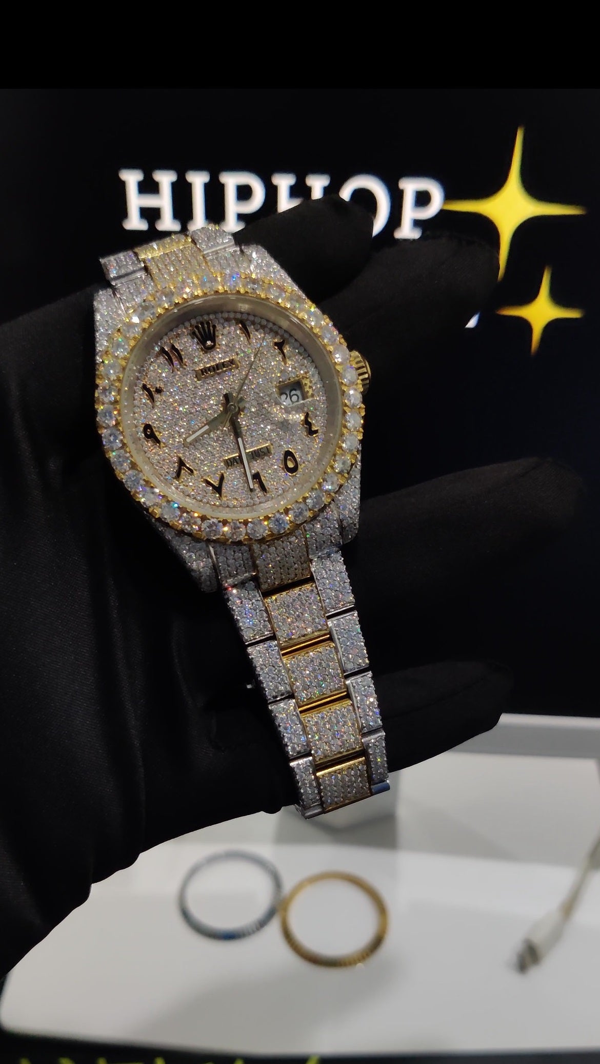 Moissanite Rolex Watch