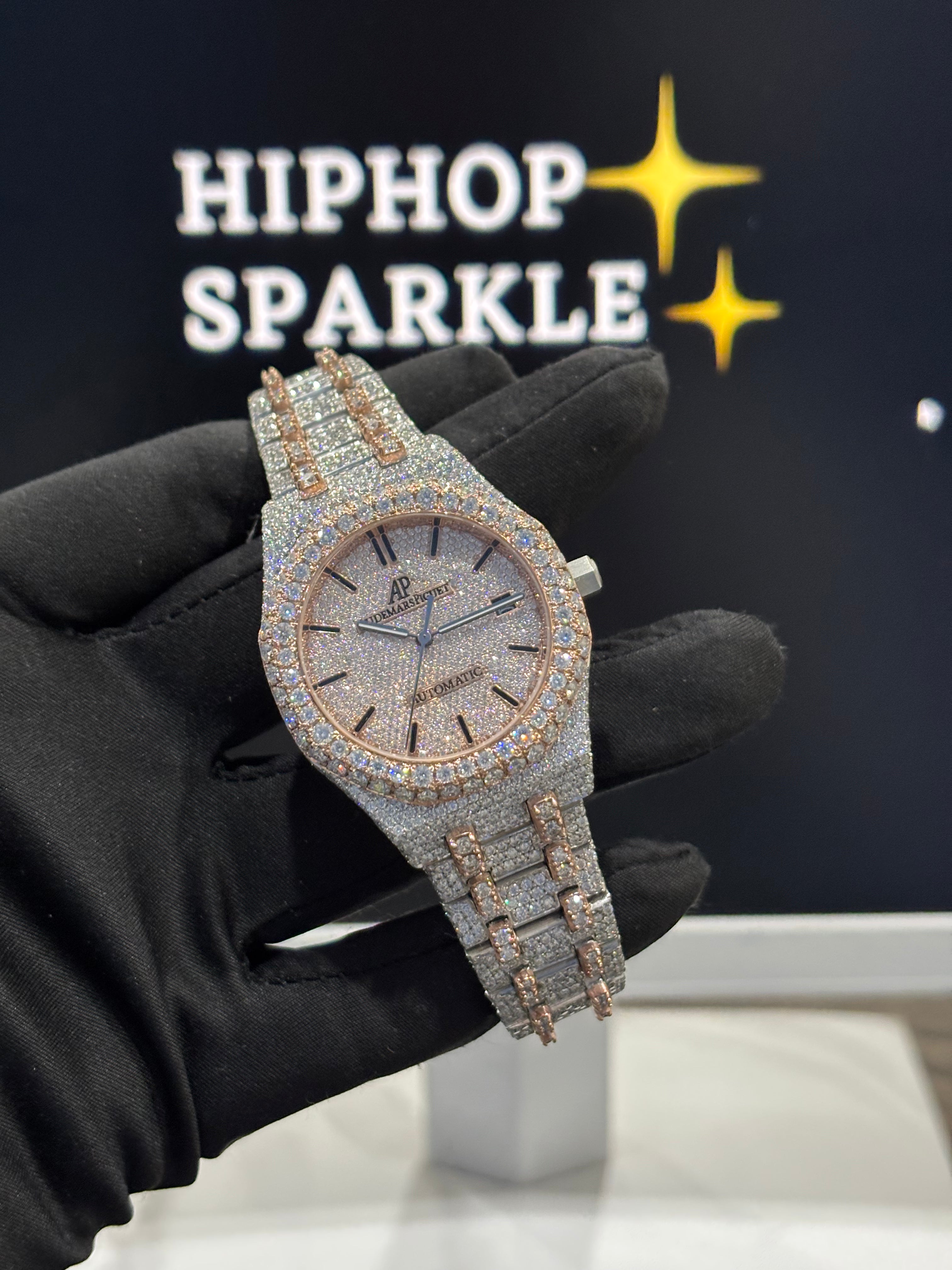 VVS MOISSANITE AUDEMARS PIGUET WATCH