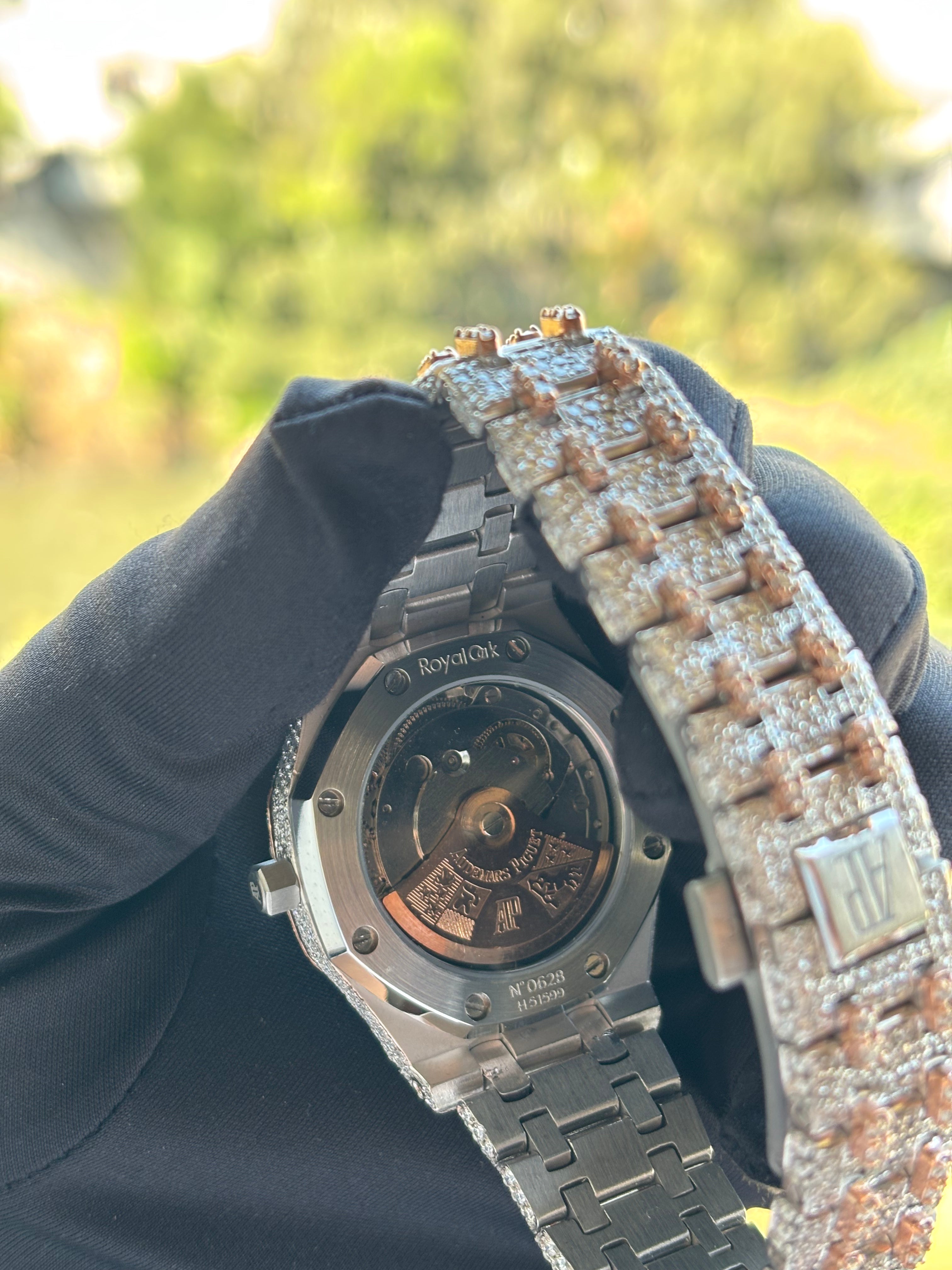 VVS MOISSANITE AUDEMARS PIGUET WATCH