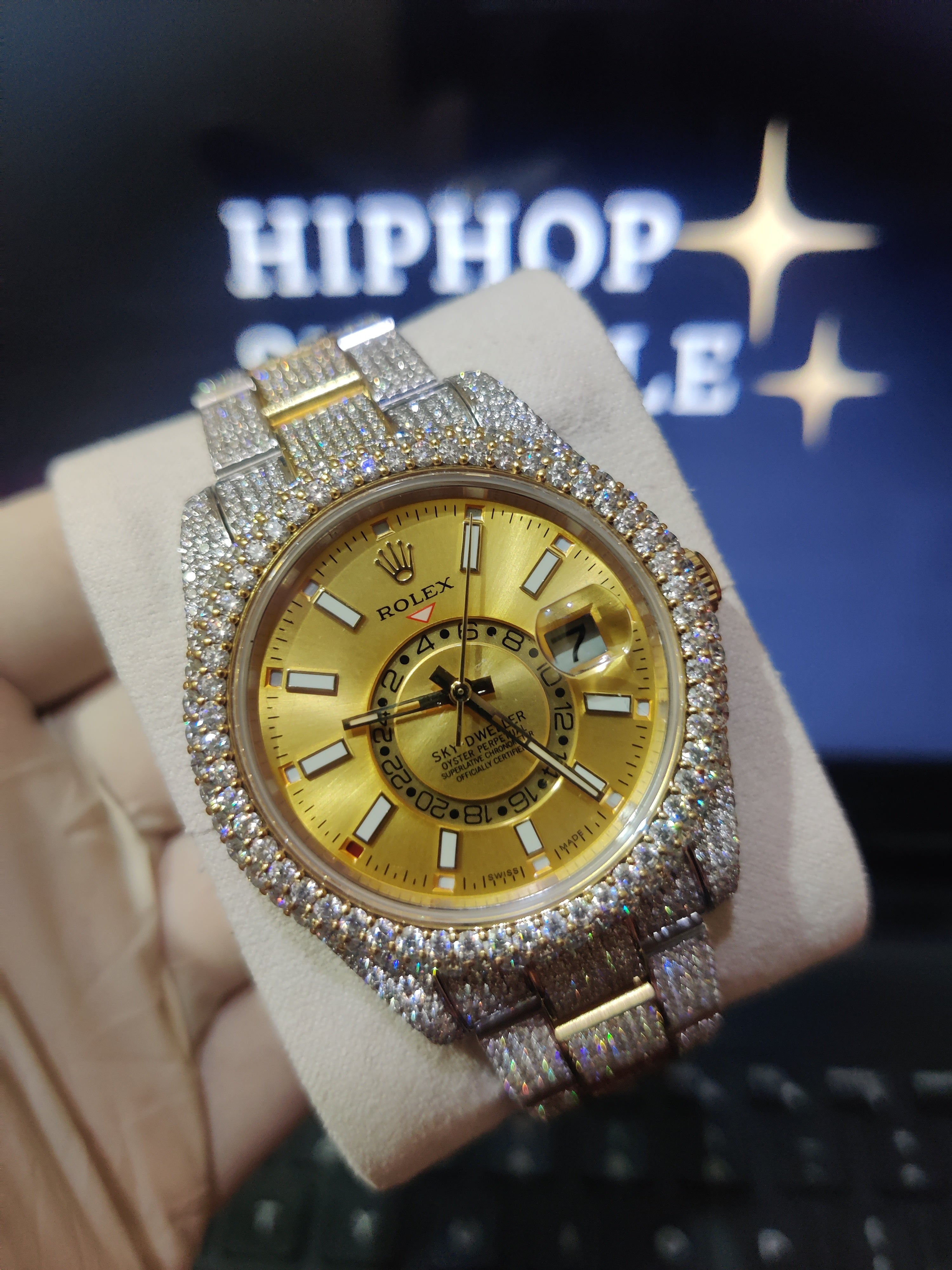 Moissanite Rolex Watch