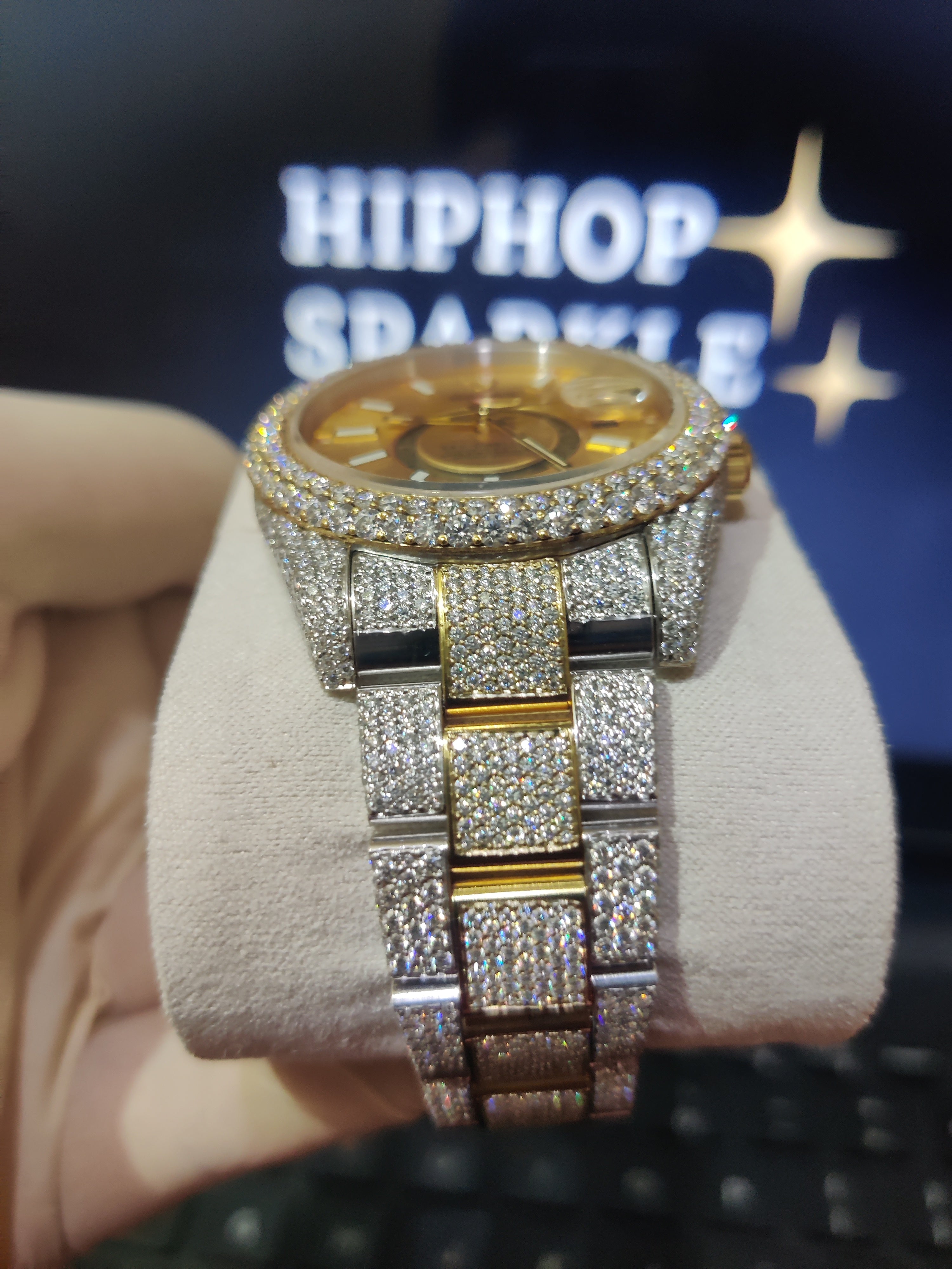 Moissanite Rolex Watch
