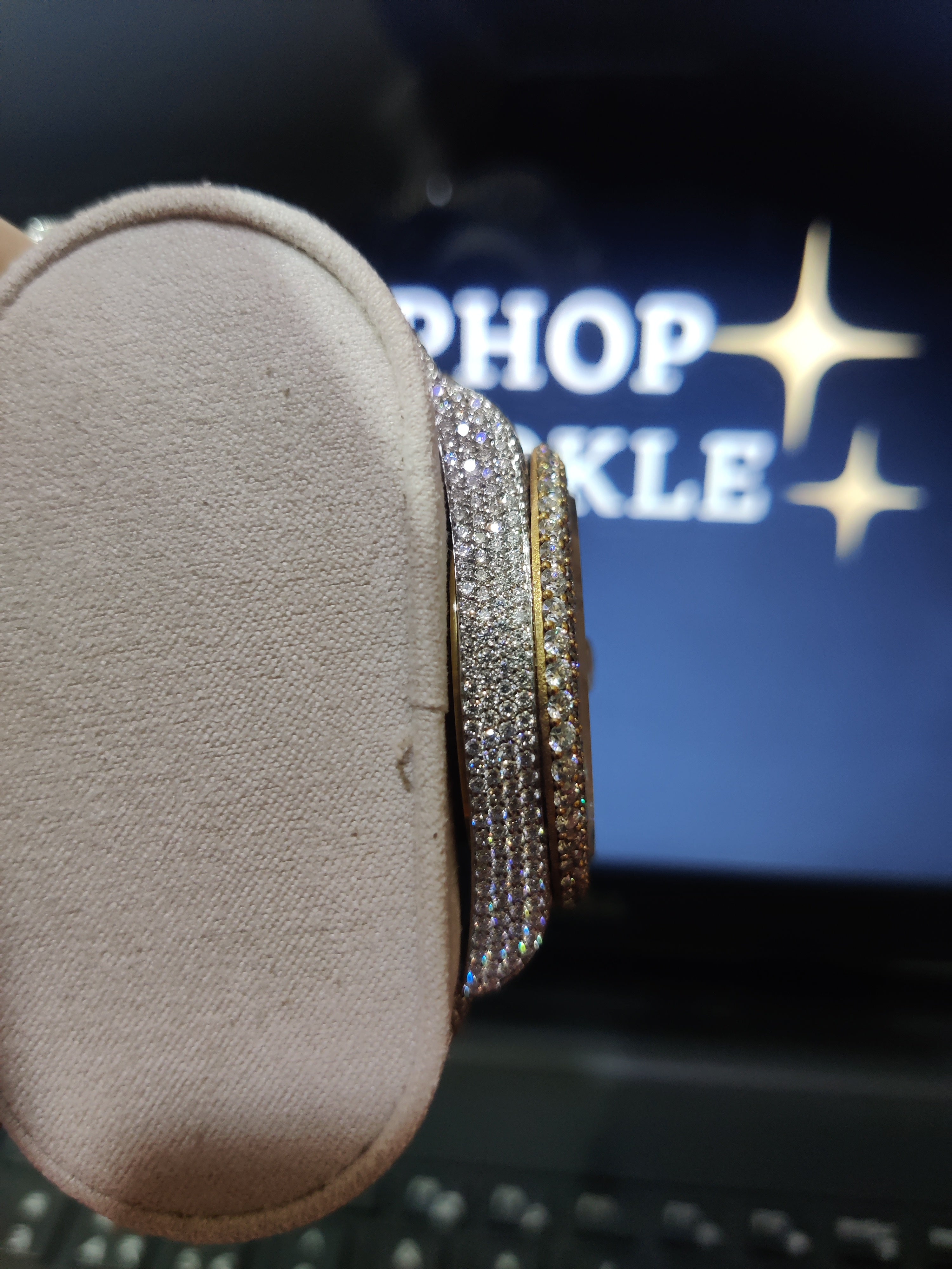 Moissanite Rolex Watch