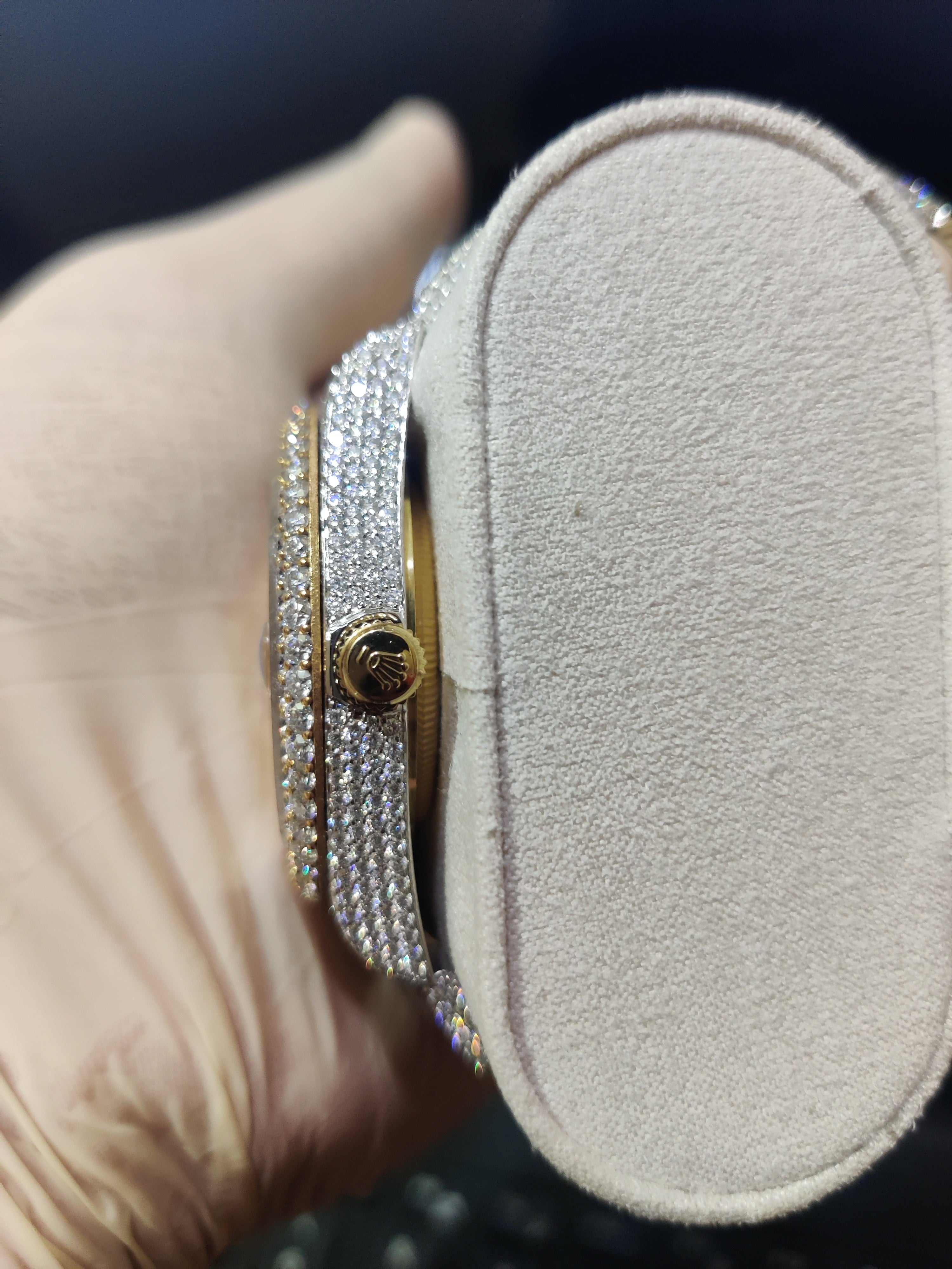 Moissanite Rolex Watch