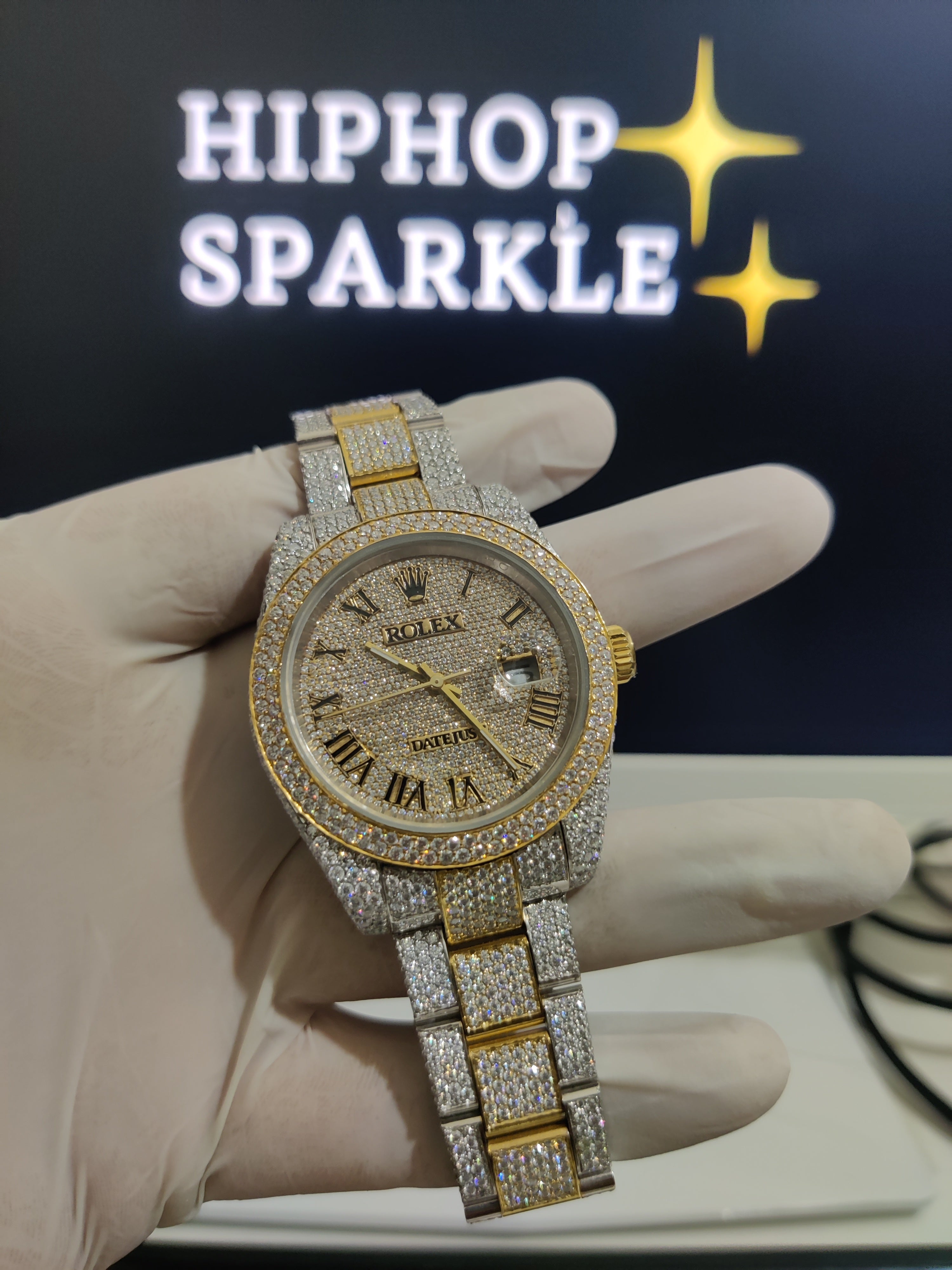 Moissanite Rolex Watch
