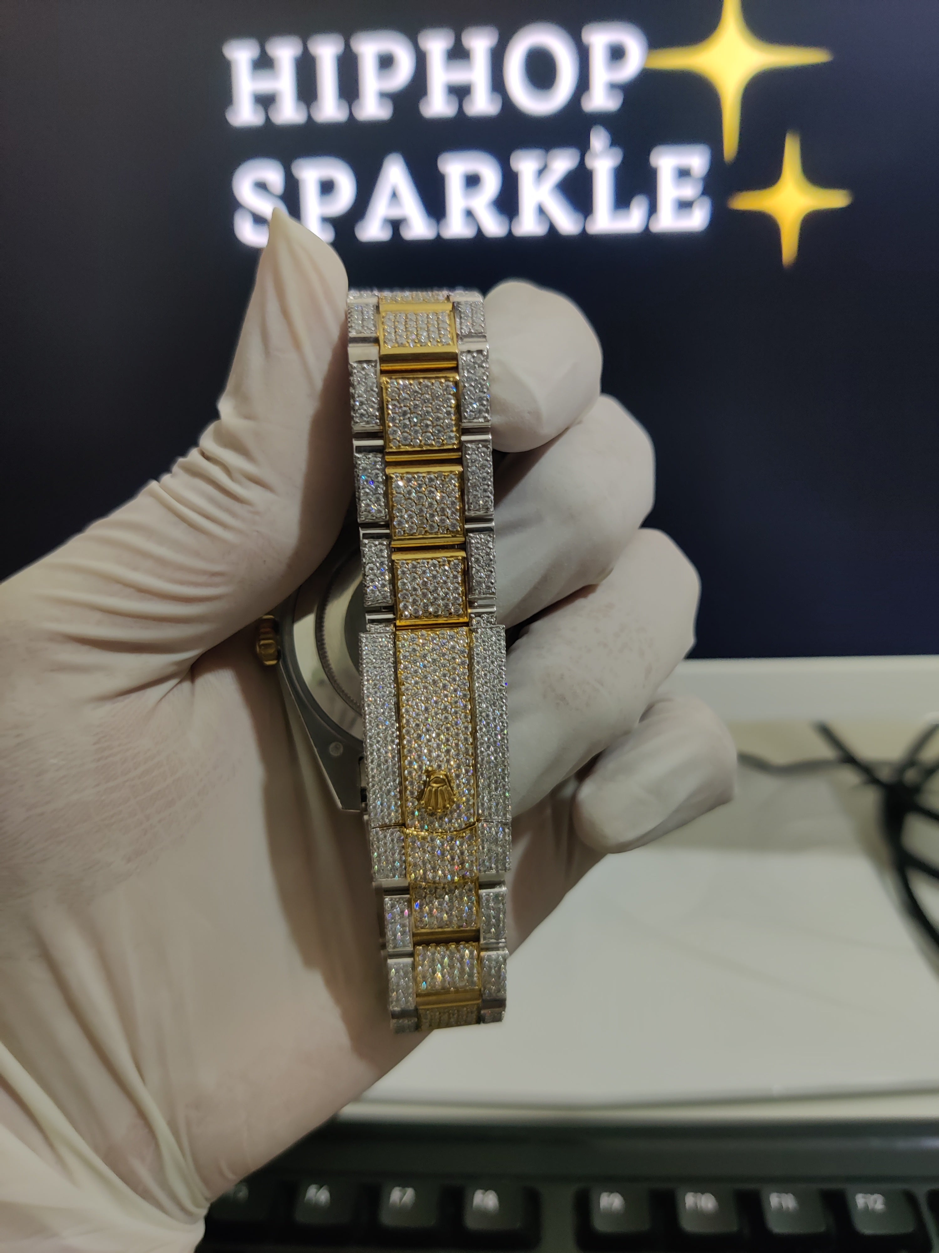 Moissanite Rolex Watch