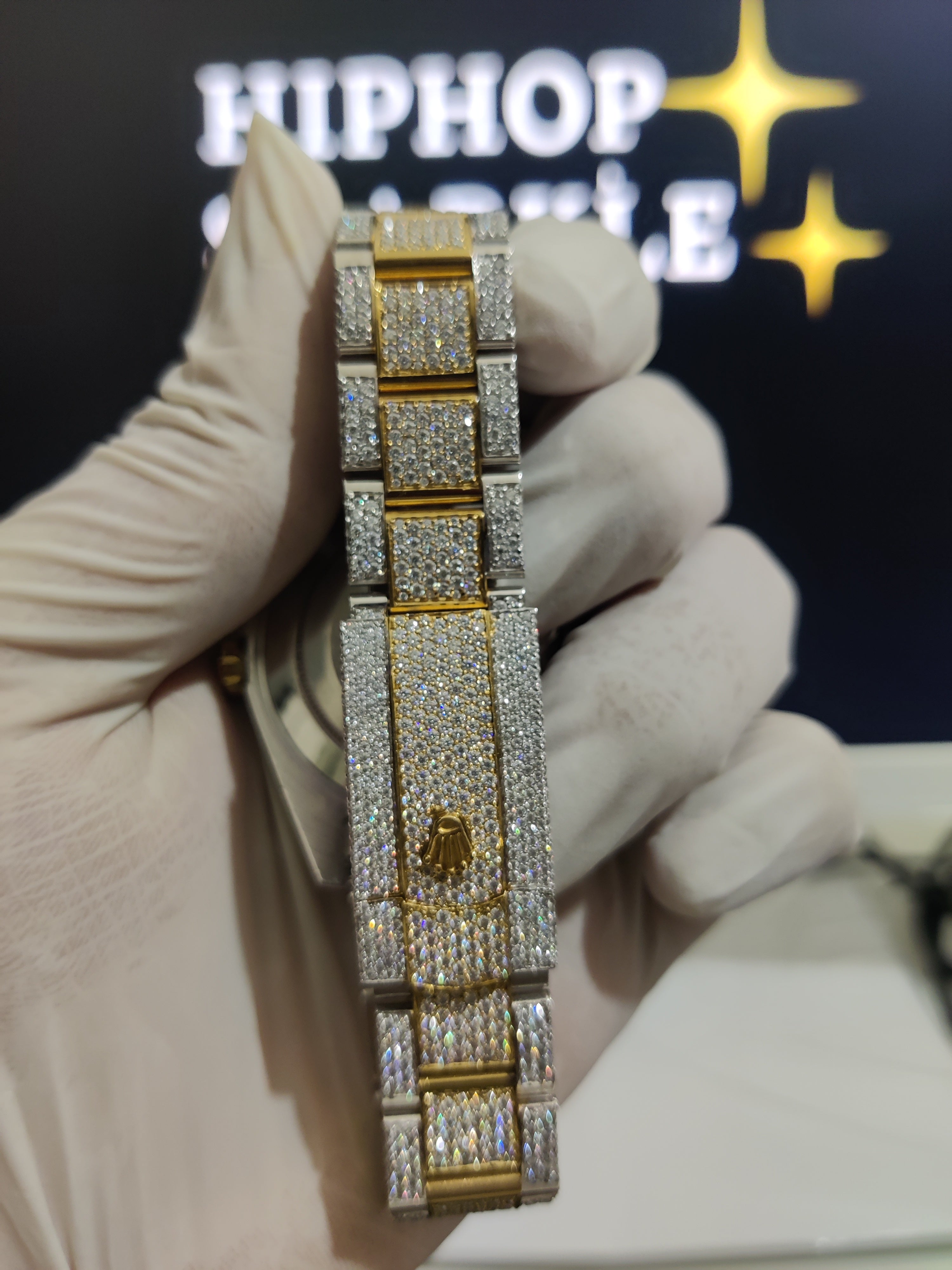 Moissanite Rolex Watch