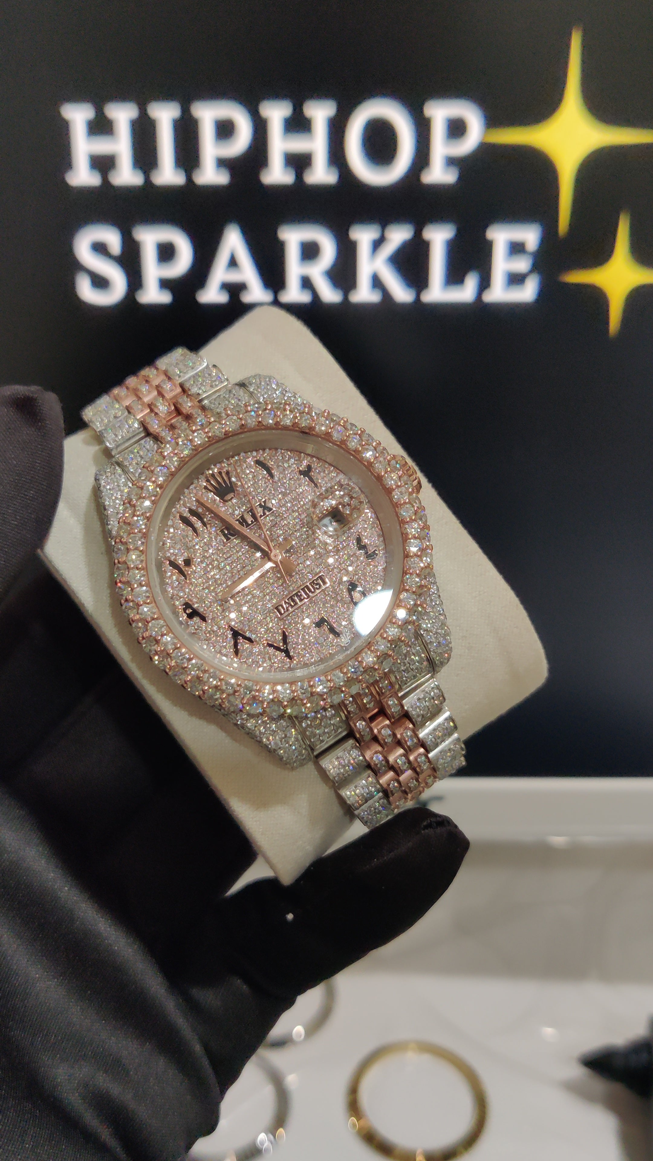 Moissanite Rolex Watch