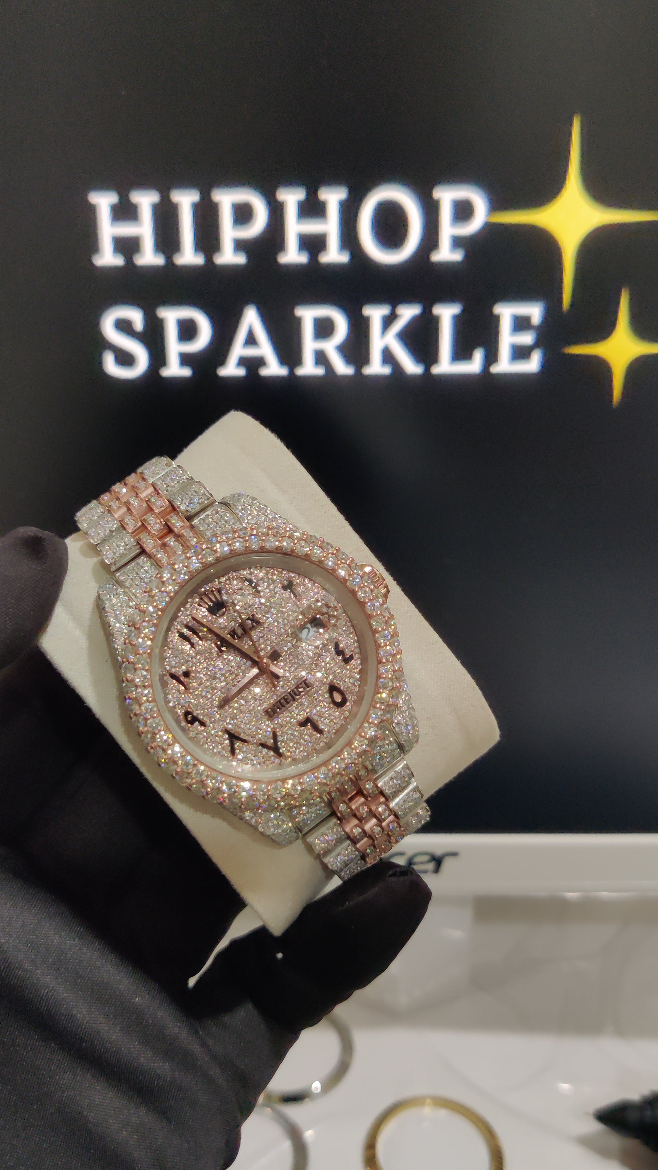 Moissanite Rolex Watch
