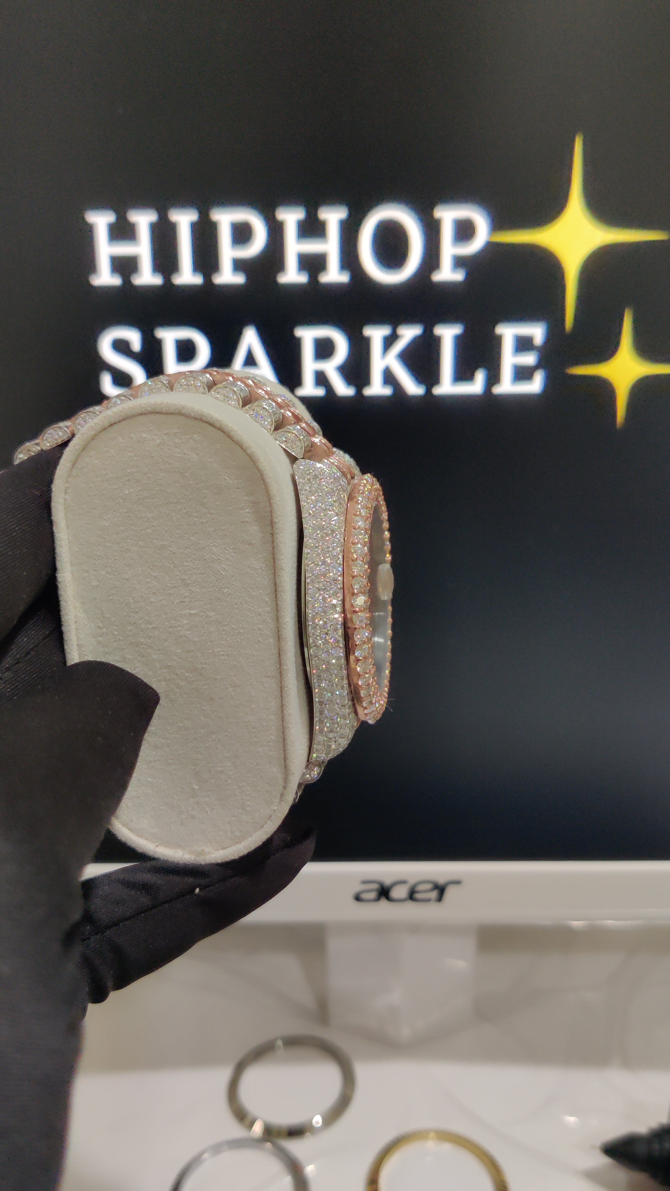 Moissanite Rolex Watch