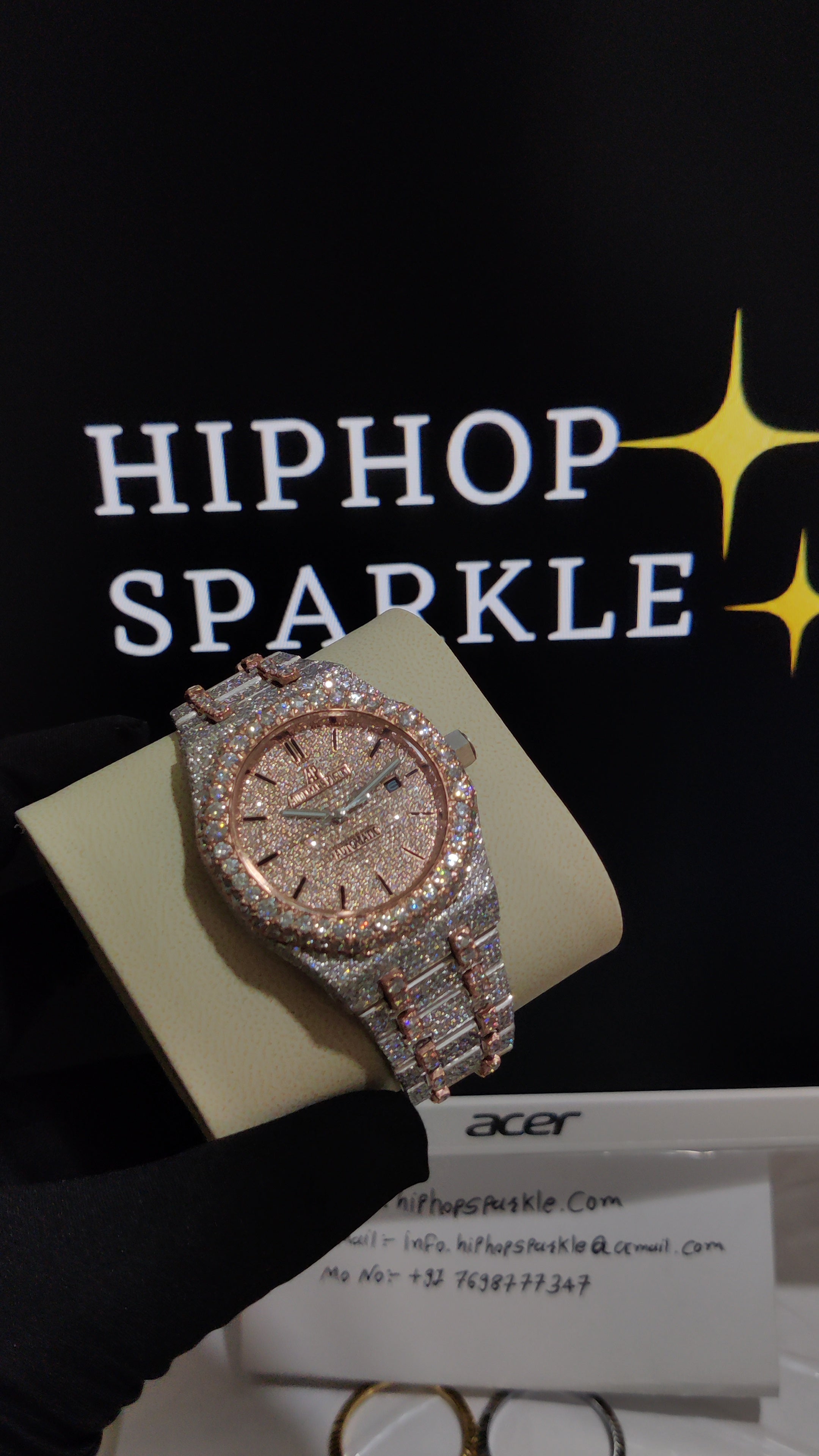 VVS MOISSANITE AUDEMARS PIGUET WATCH