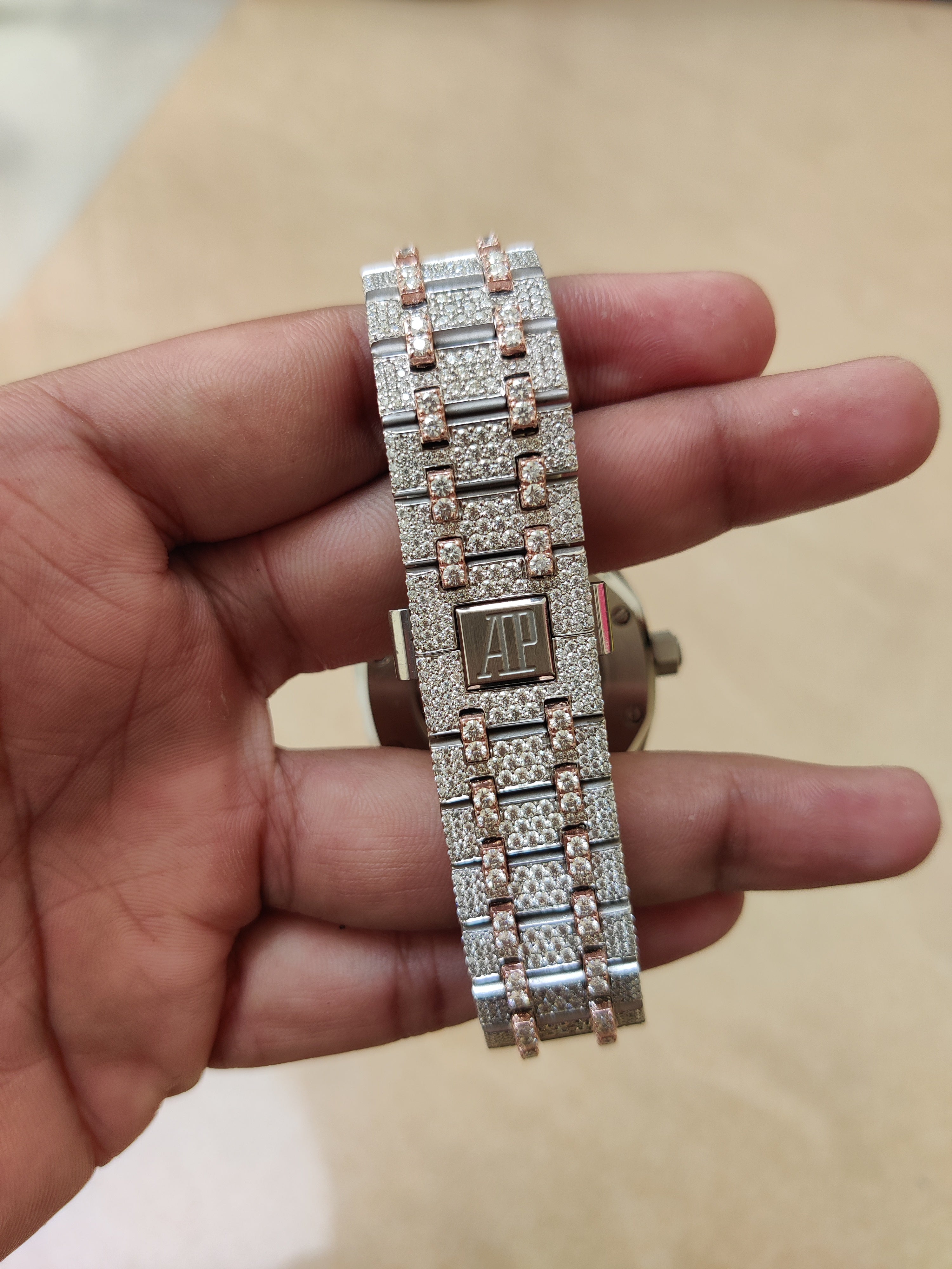 VVS MOISSANITE AUDEMARS PIGUET WATCH