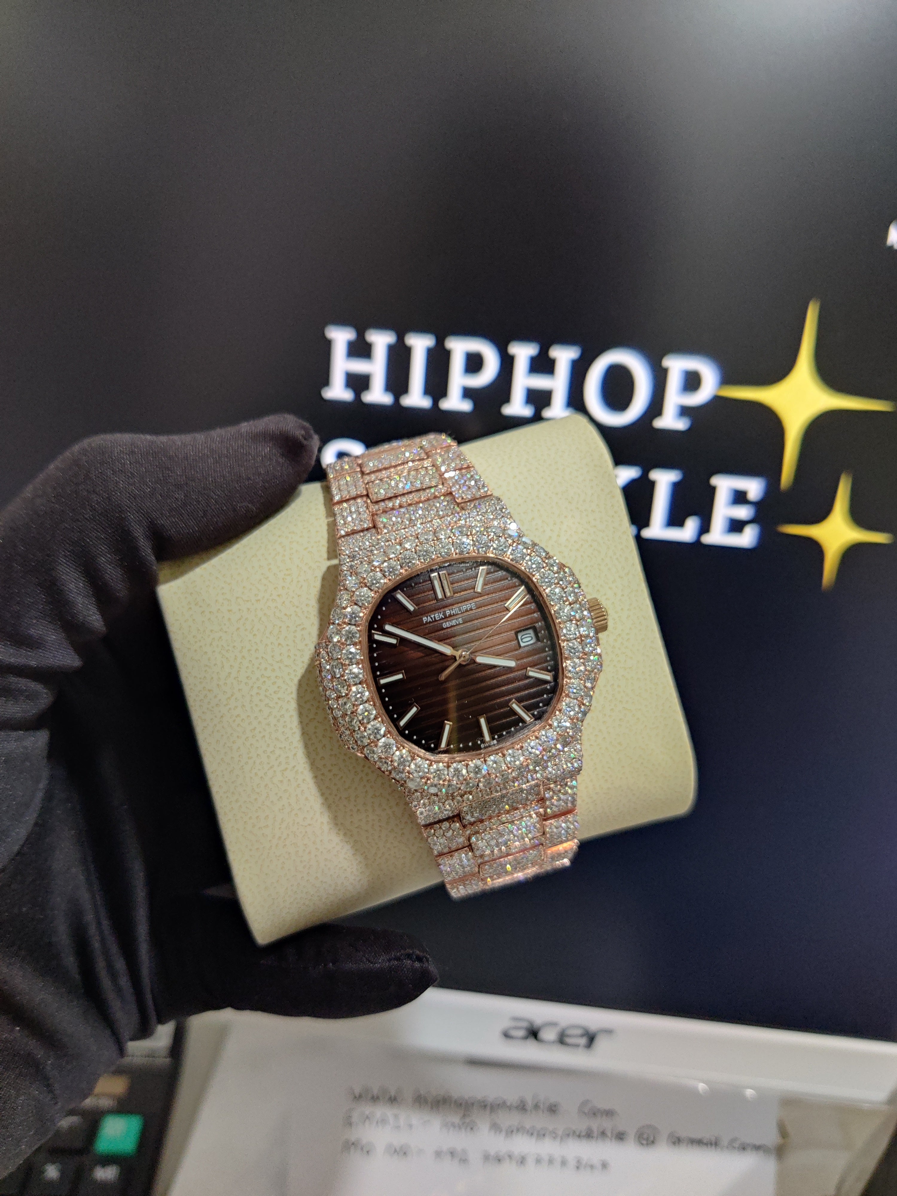 Moissanite Patek Philippe Watch