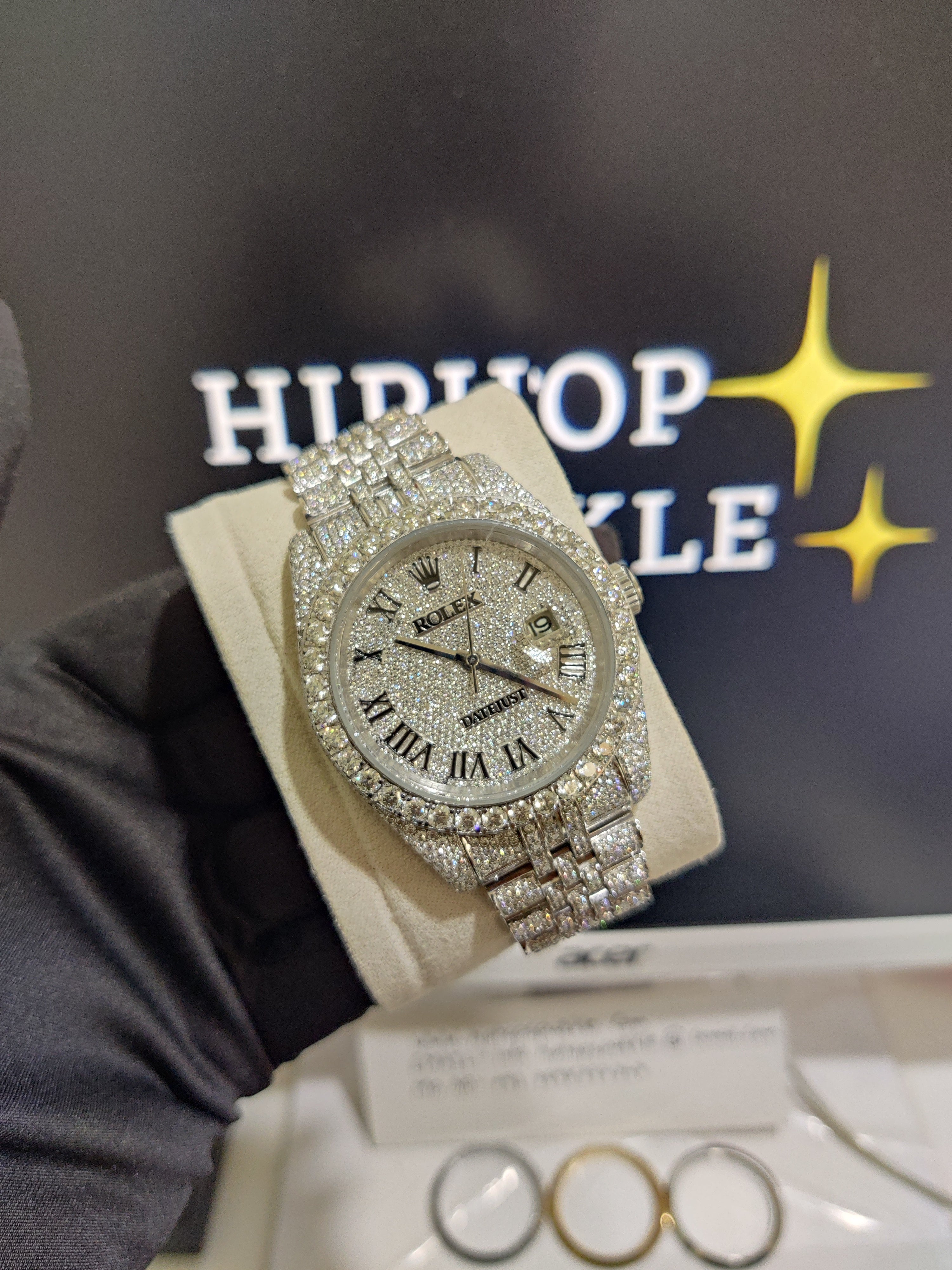 Moissanite Rolex Watch