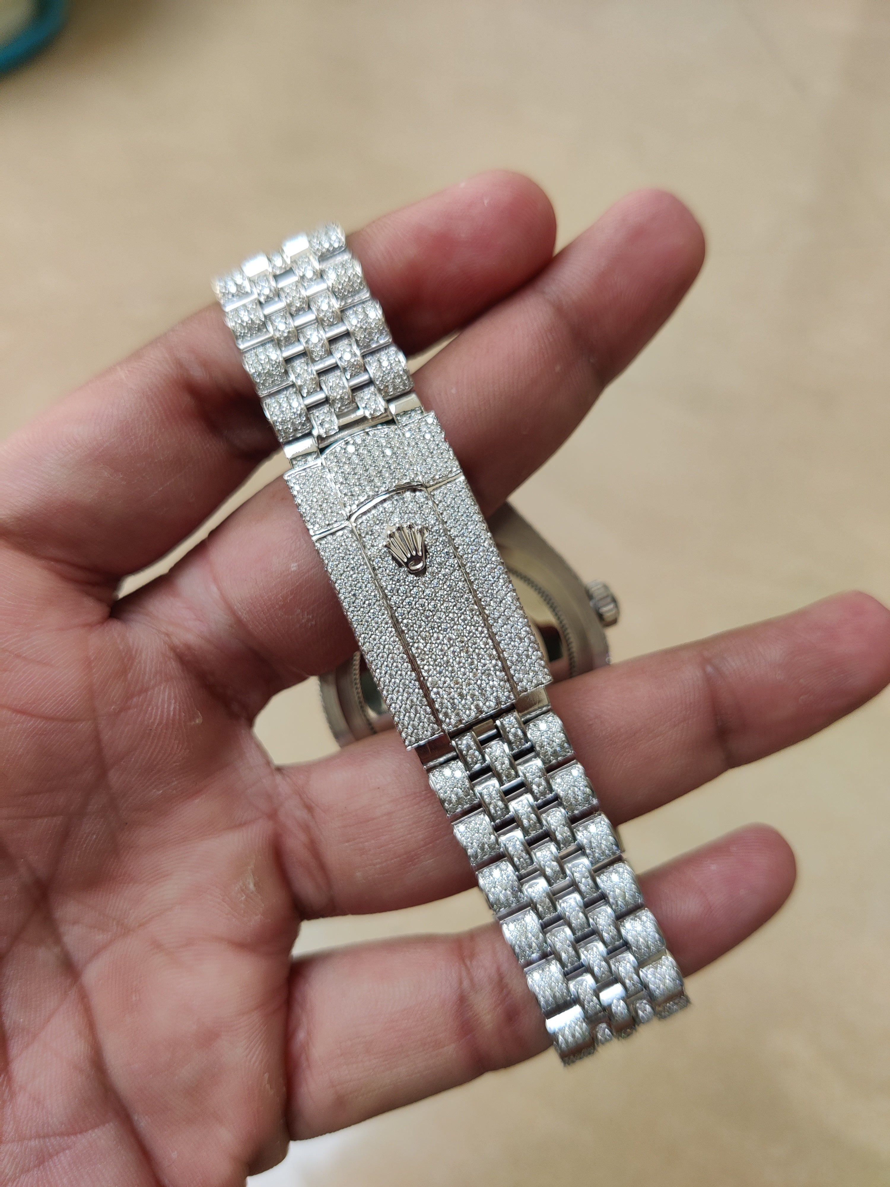 Moissanite Rolex Watch