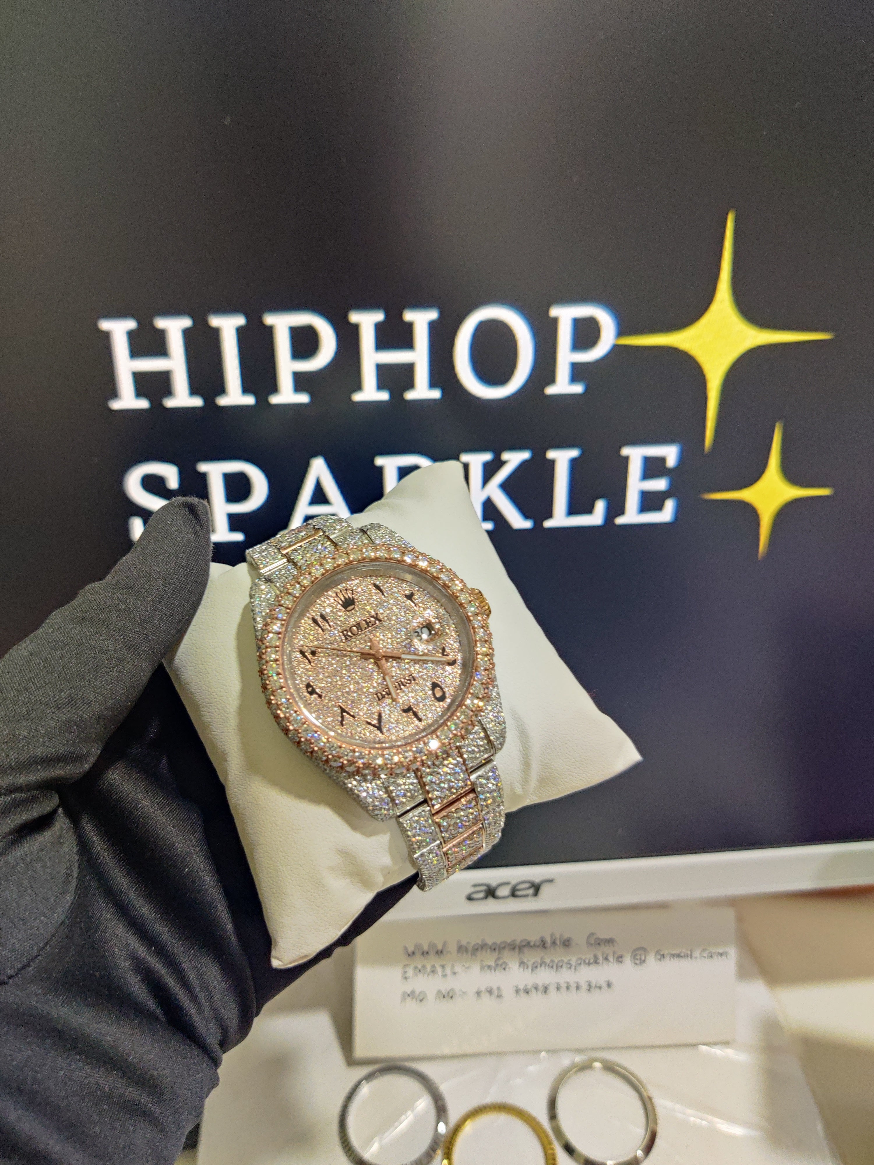 Moissanite Rolex Watch