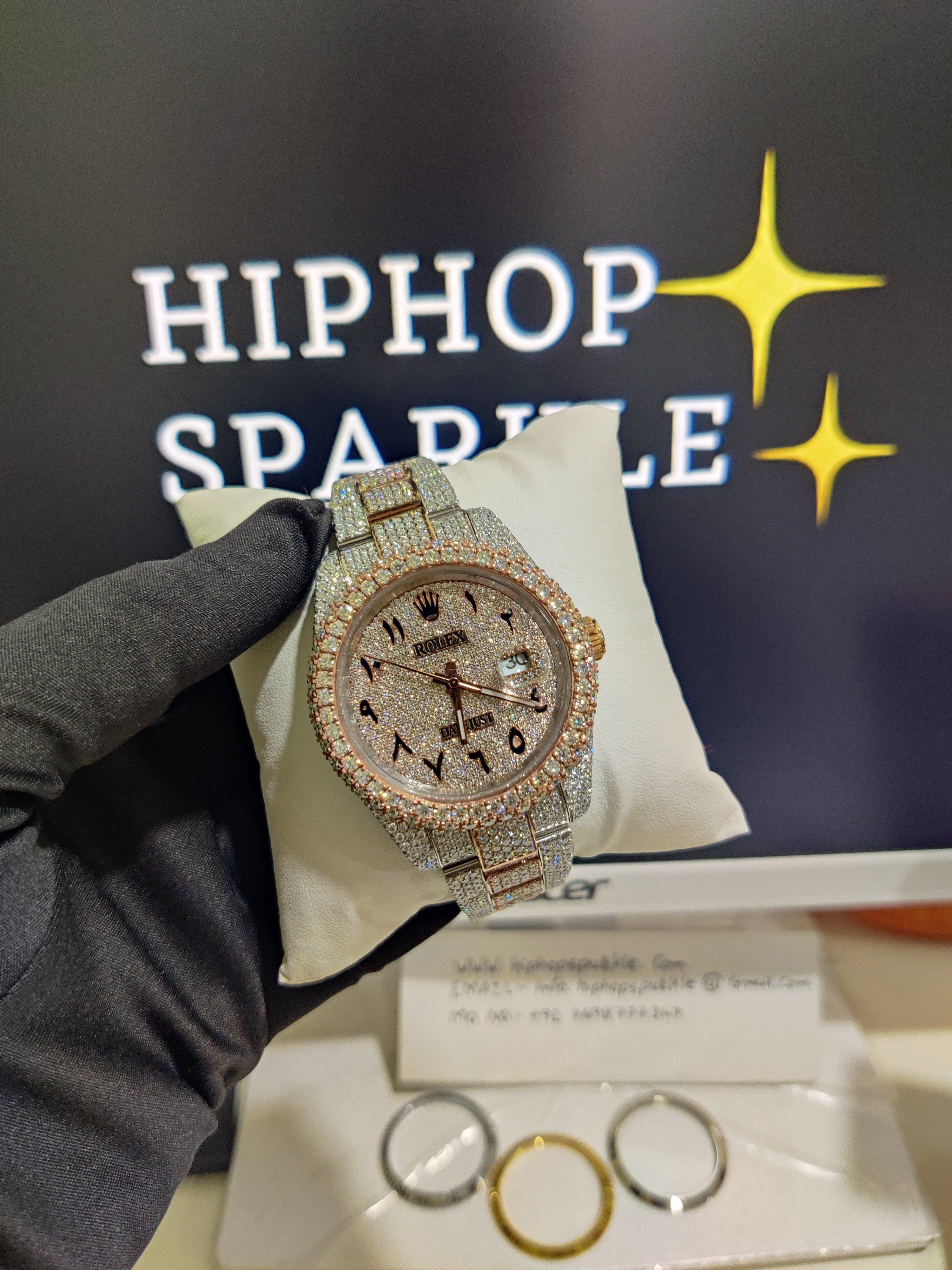 Moissanite Rolex Watch