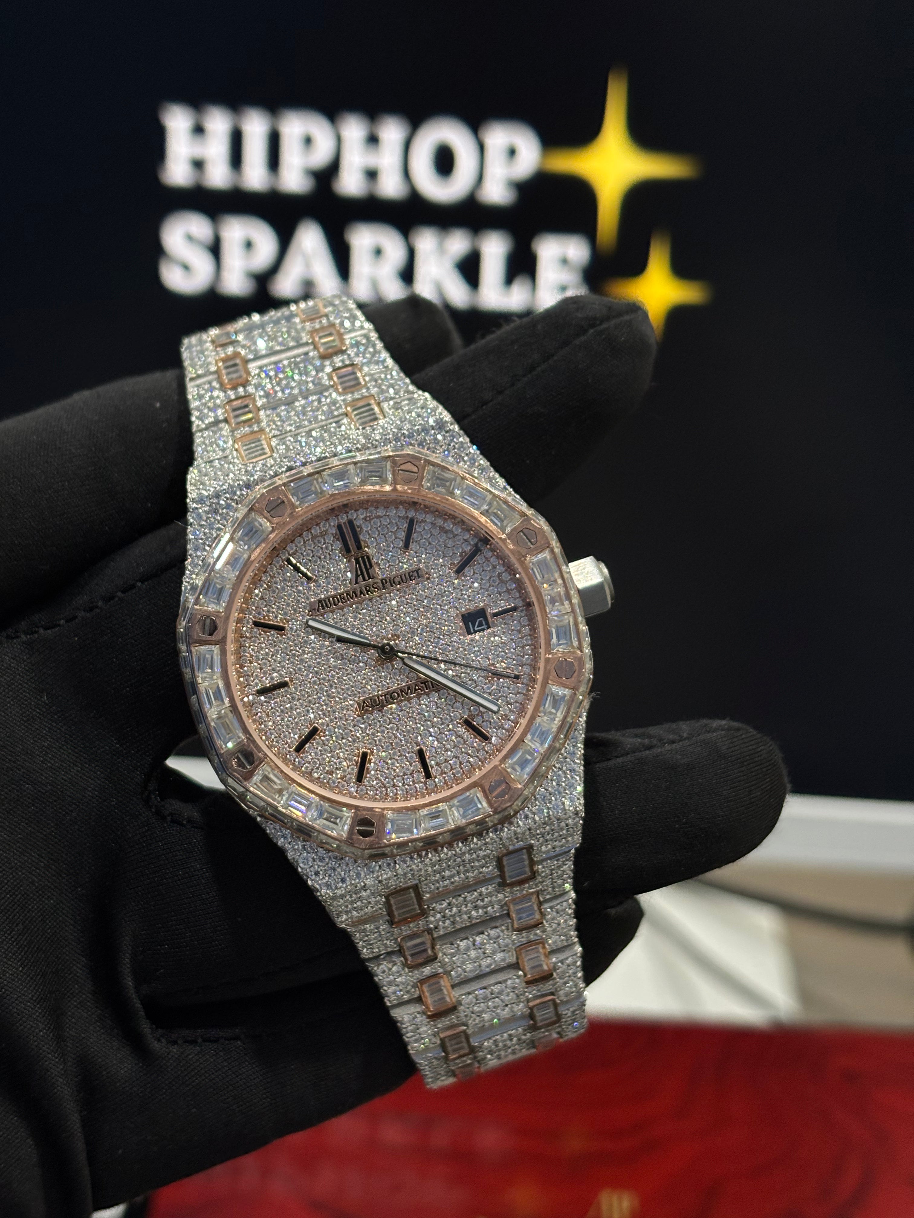 VVS MOISSANITE AUDEMARS PIGUET WATCH