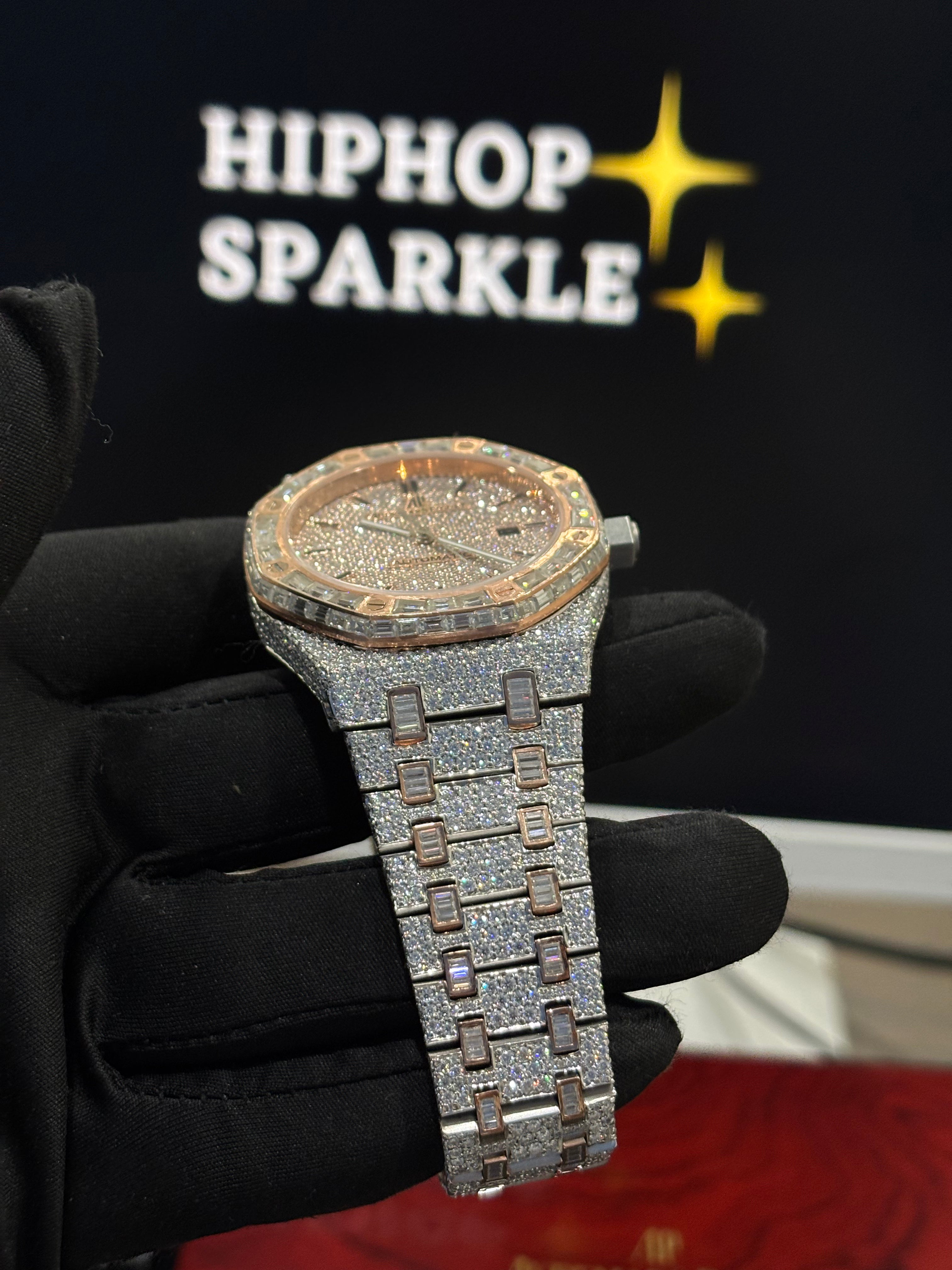 VVS MOISSANITE AUDEMARS PIGUET WATCH