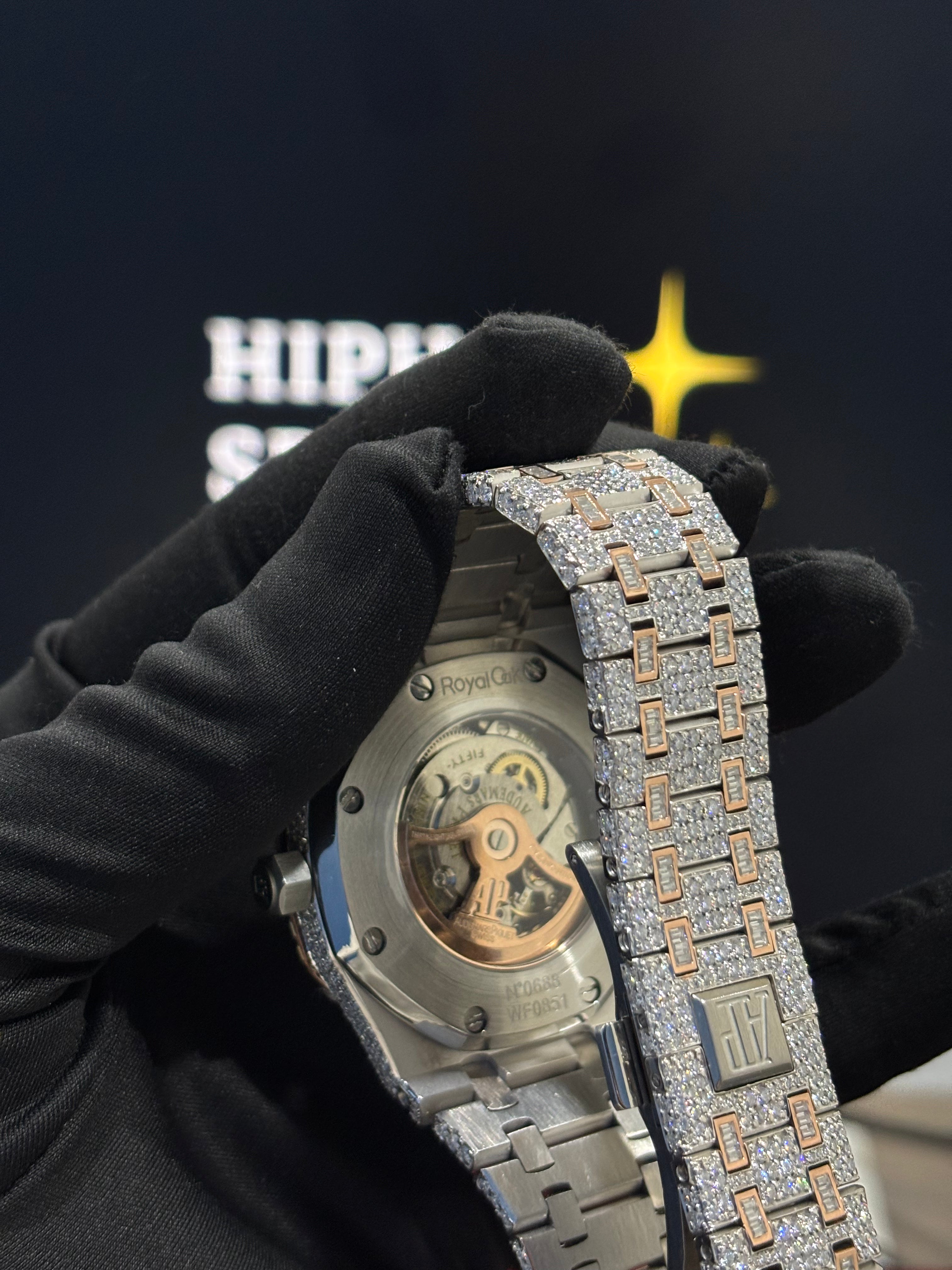 VVS MOISSANITE AUDEMARS PIGUET WATCH