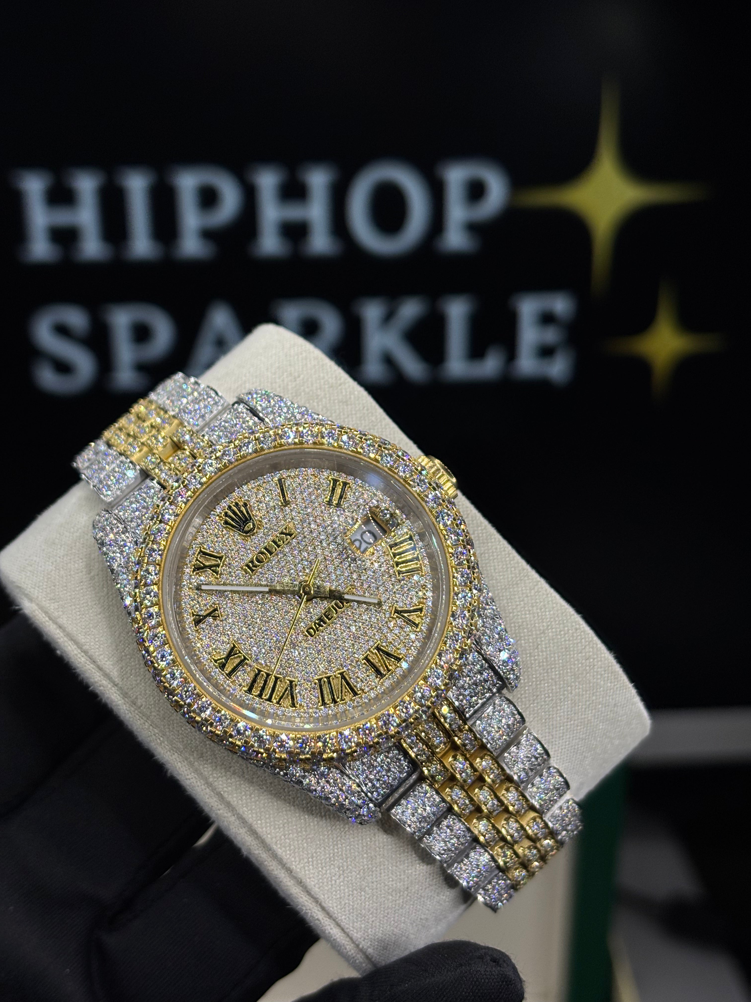 Moissanite Rolex Watch