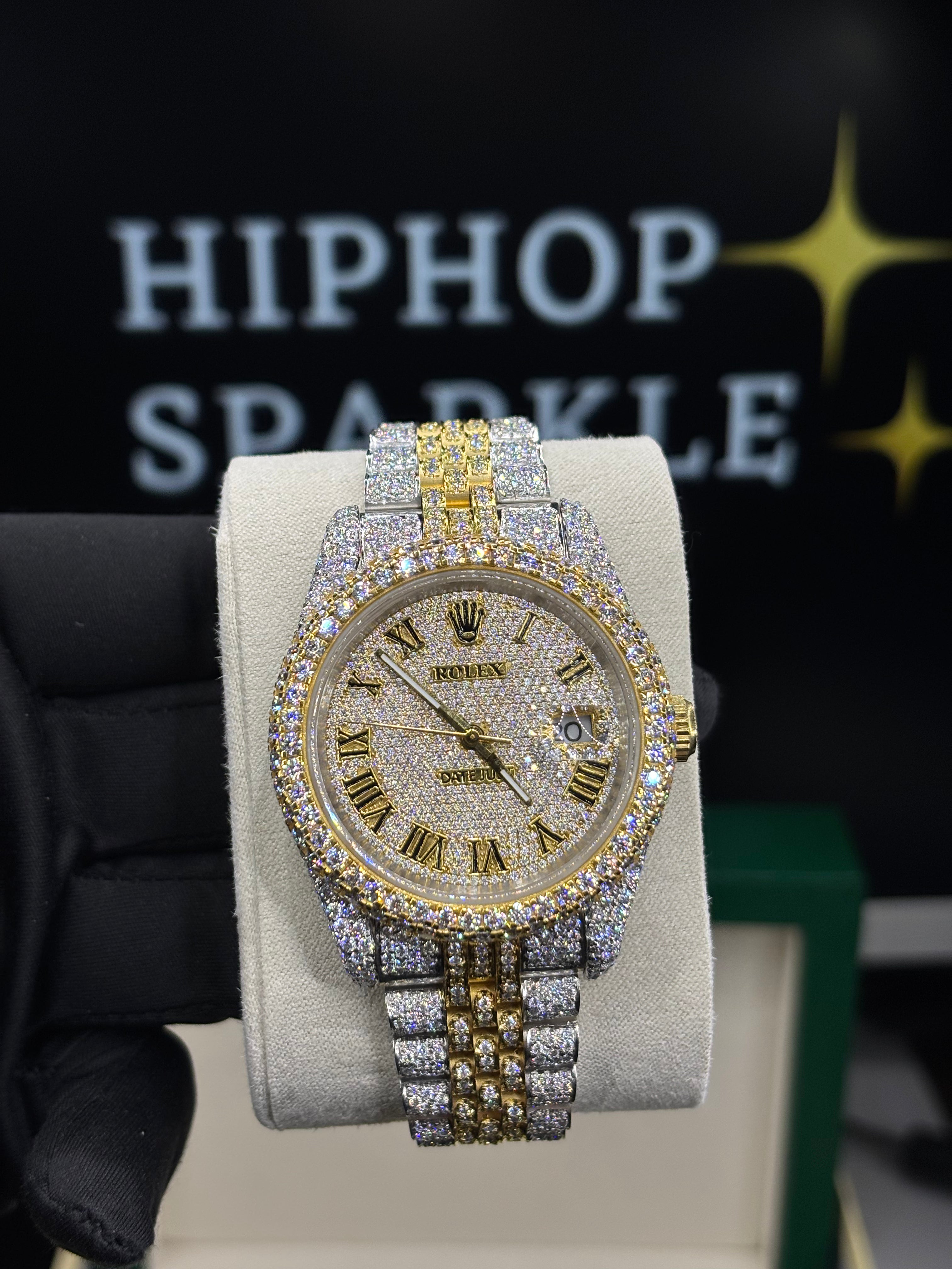 Moissanite Rolex Watch