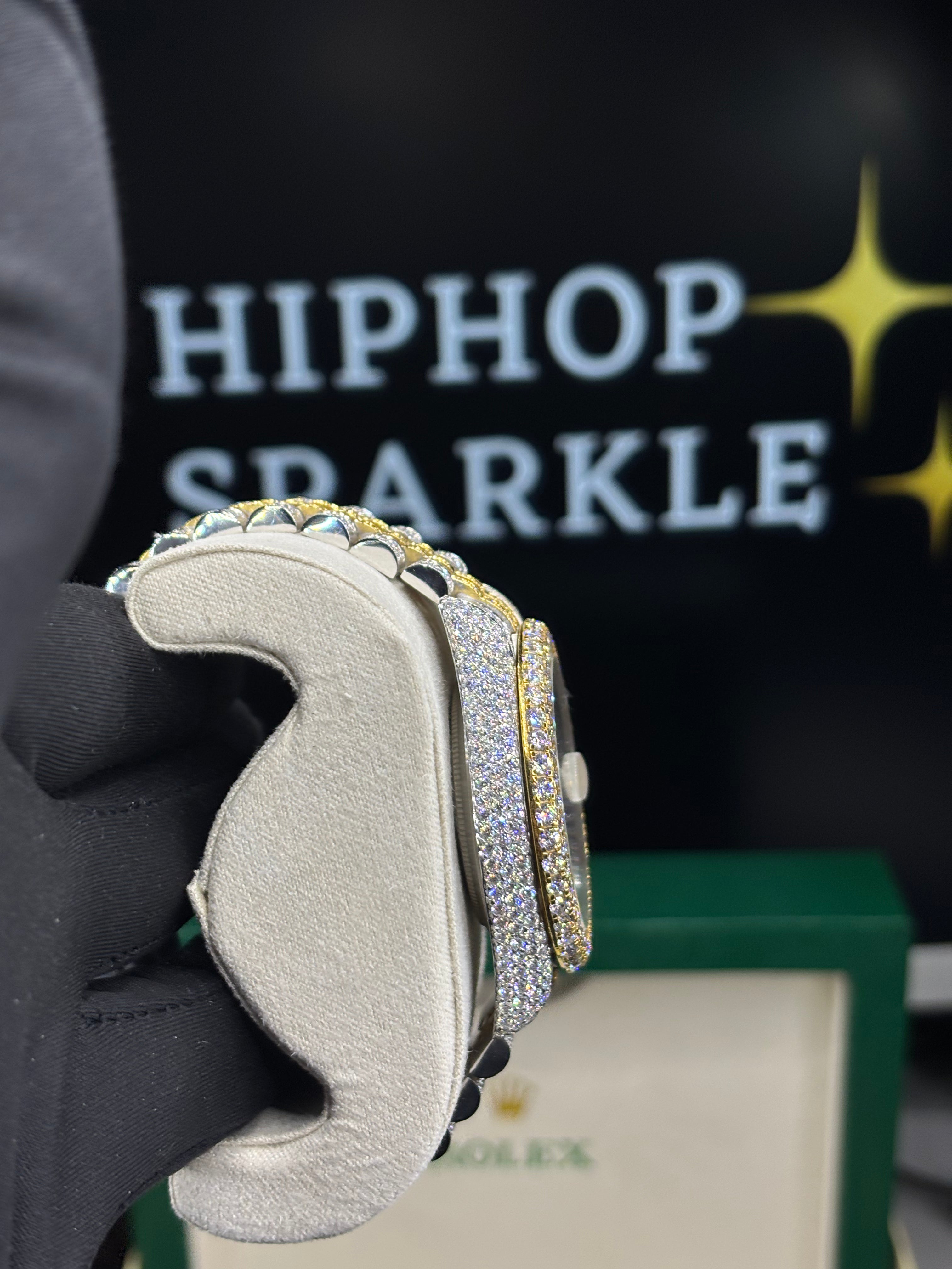 Moissanite Rolex Watch