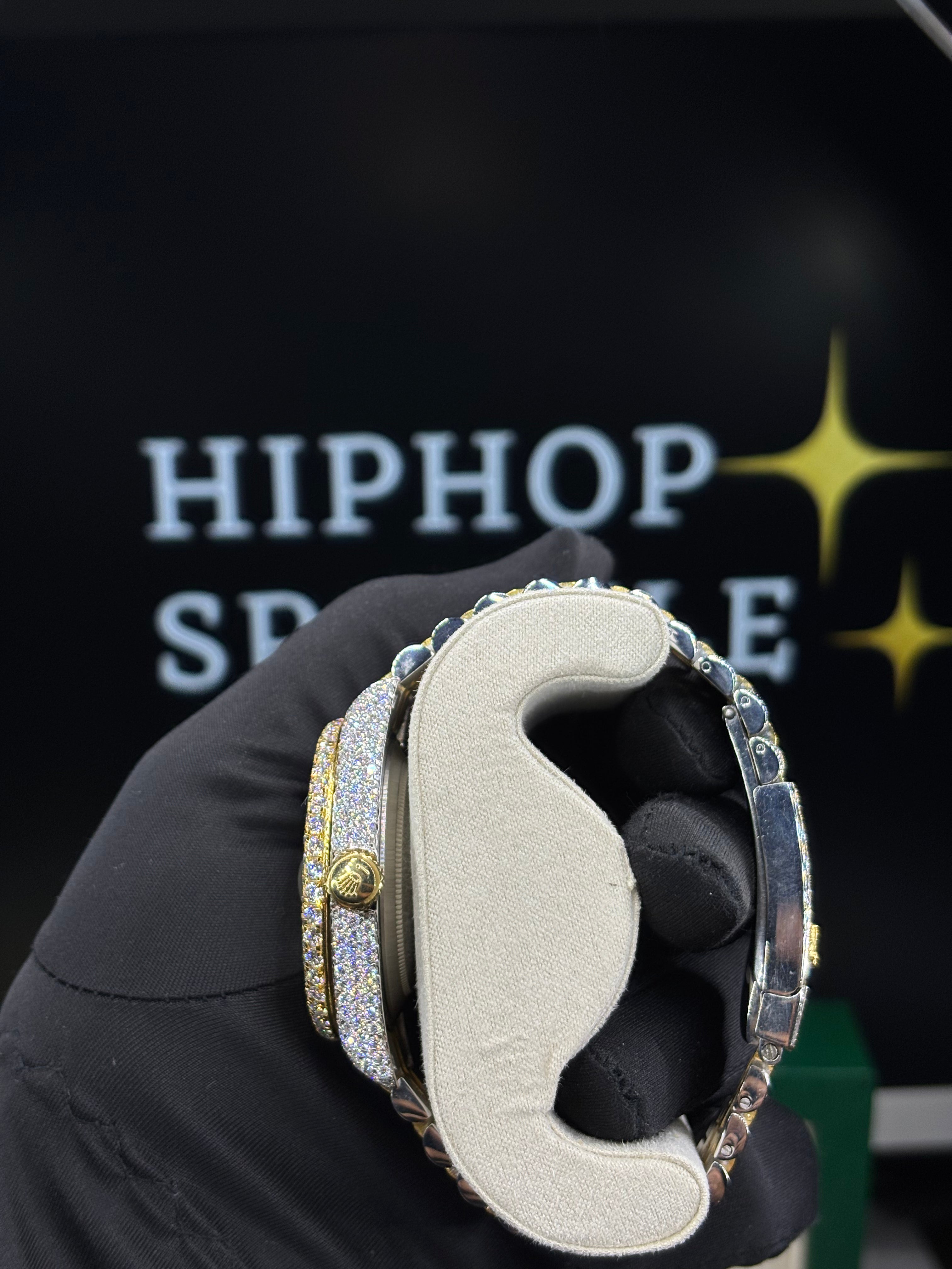 Moissanite Rolex Watch