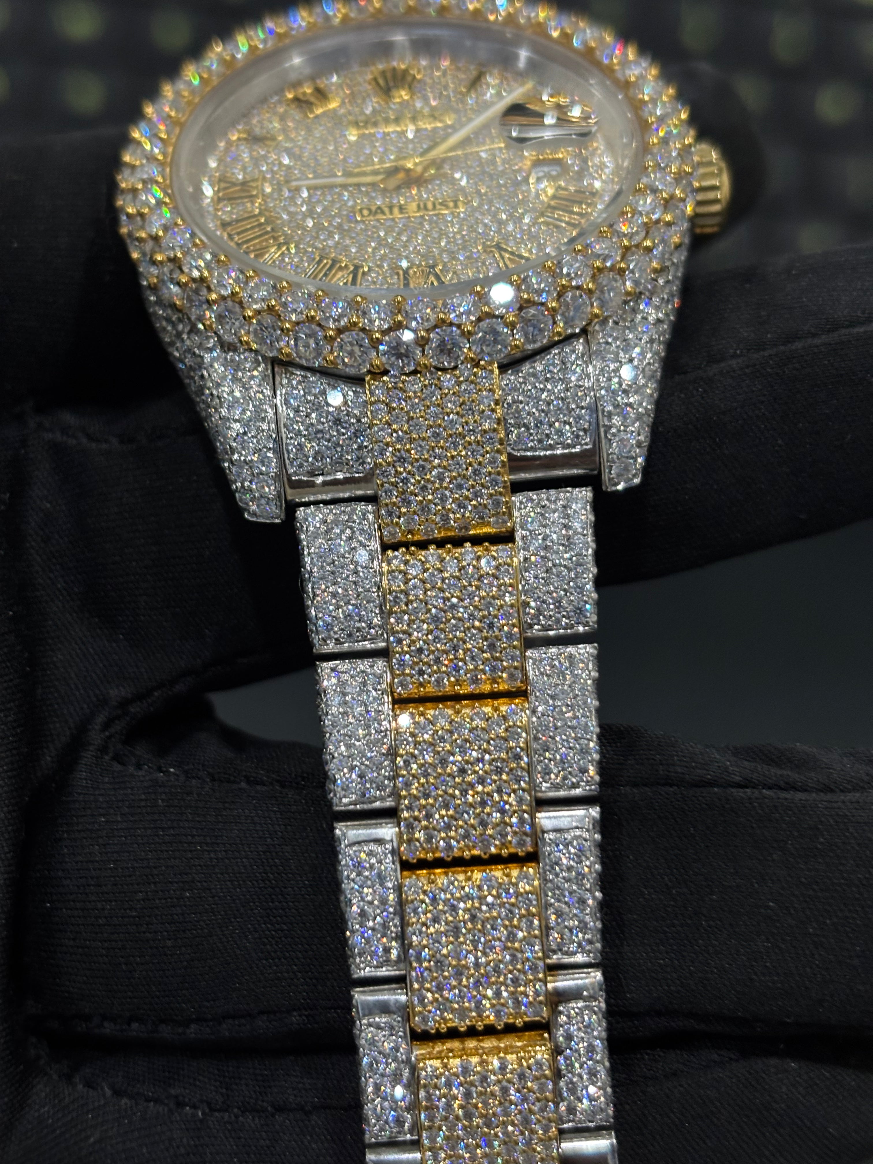 Moissanite Rolex Watch