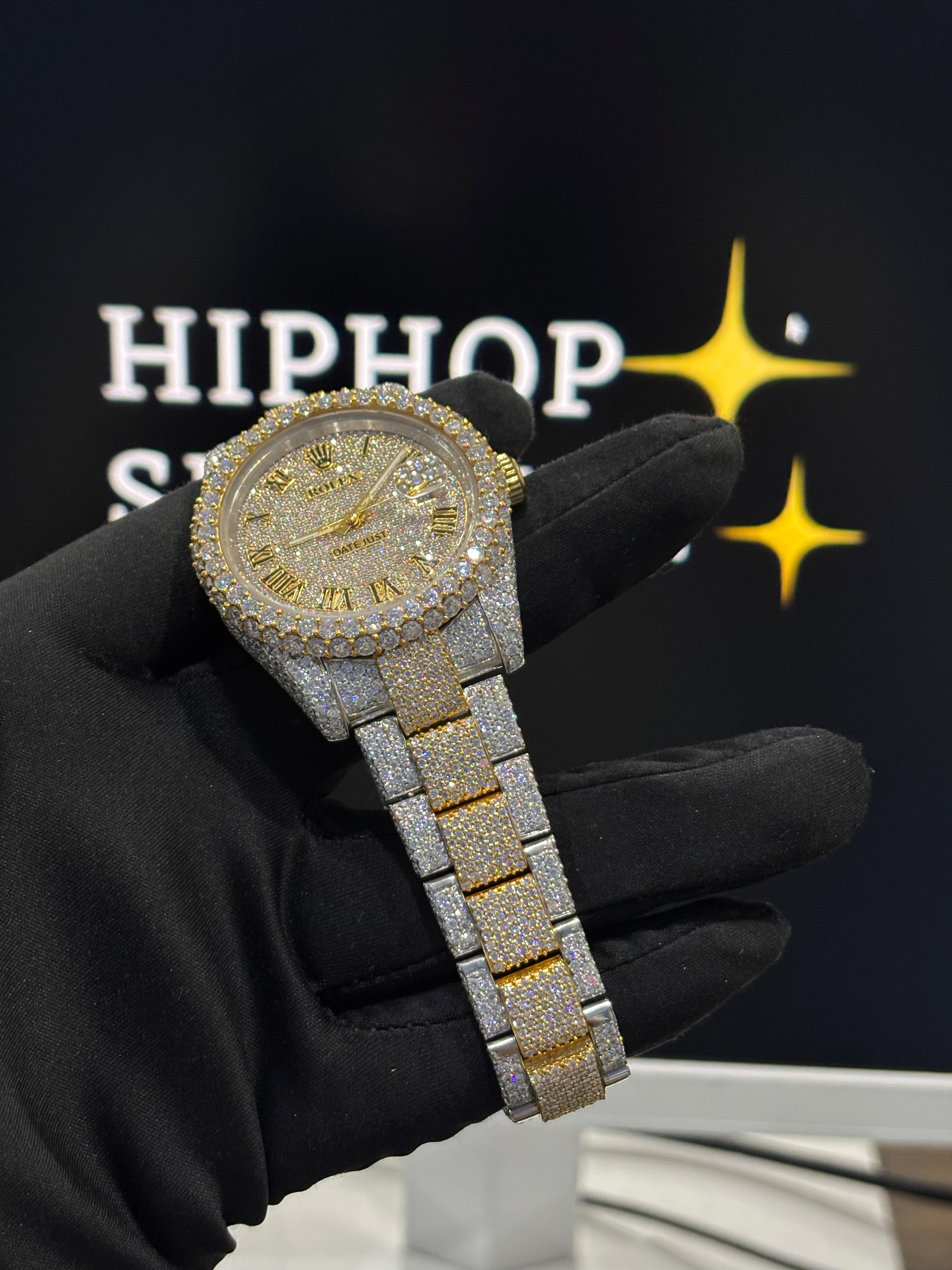 Moissanite Rolex Watch