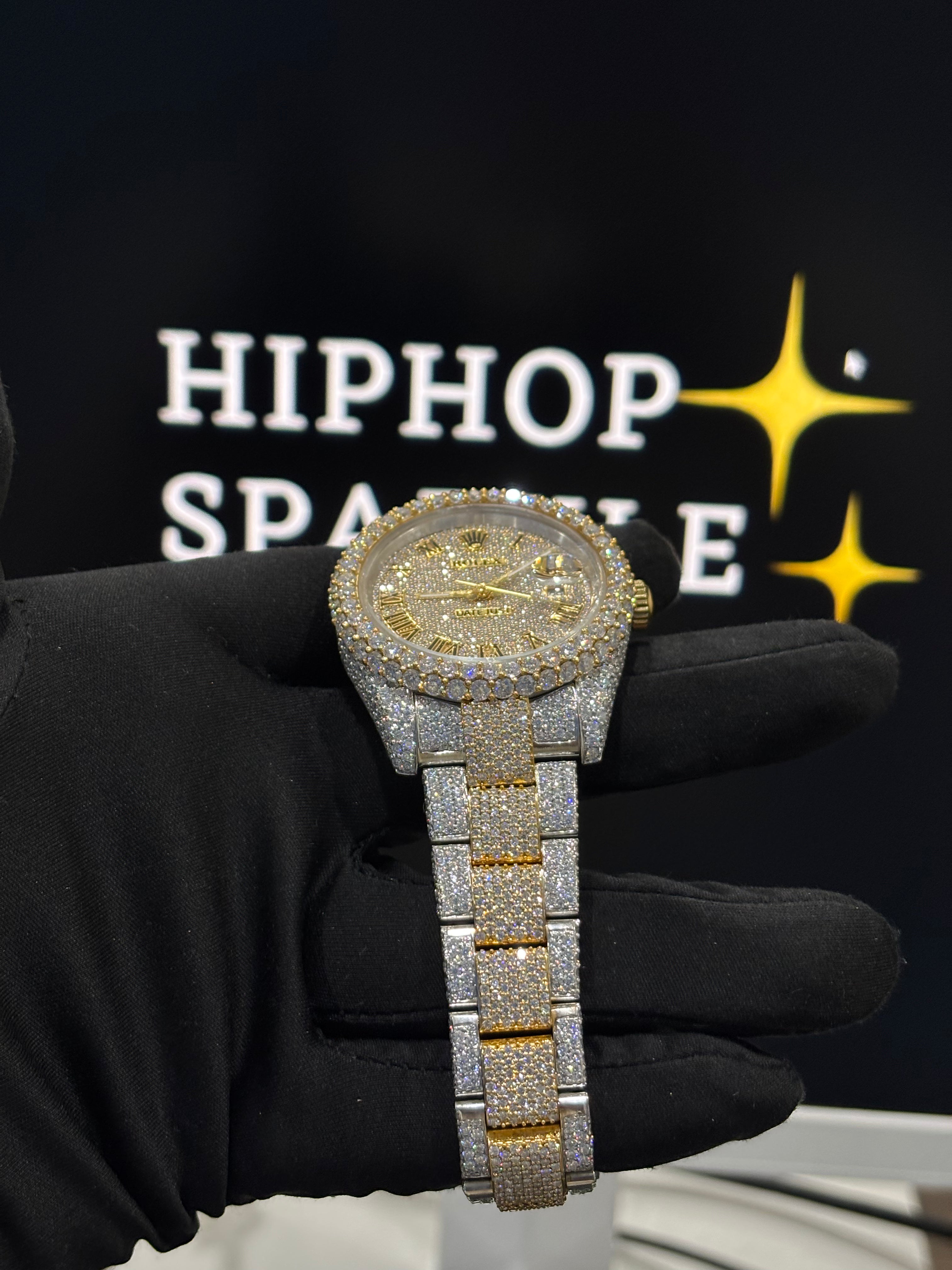 Moissanite Rolex Watch