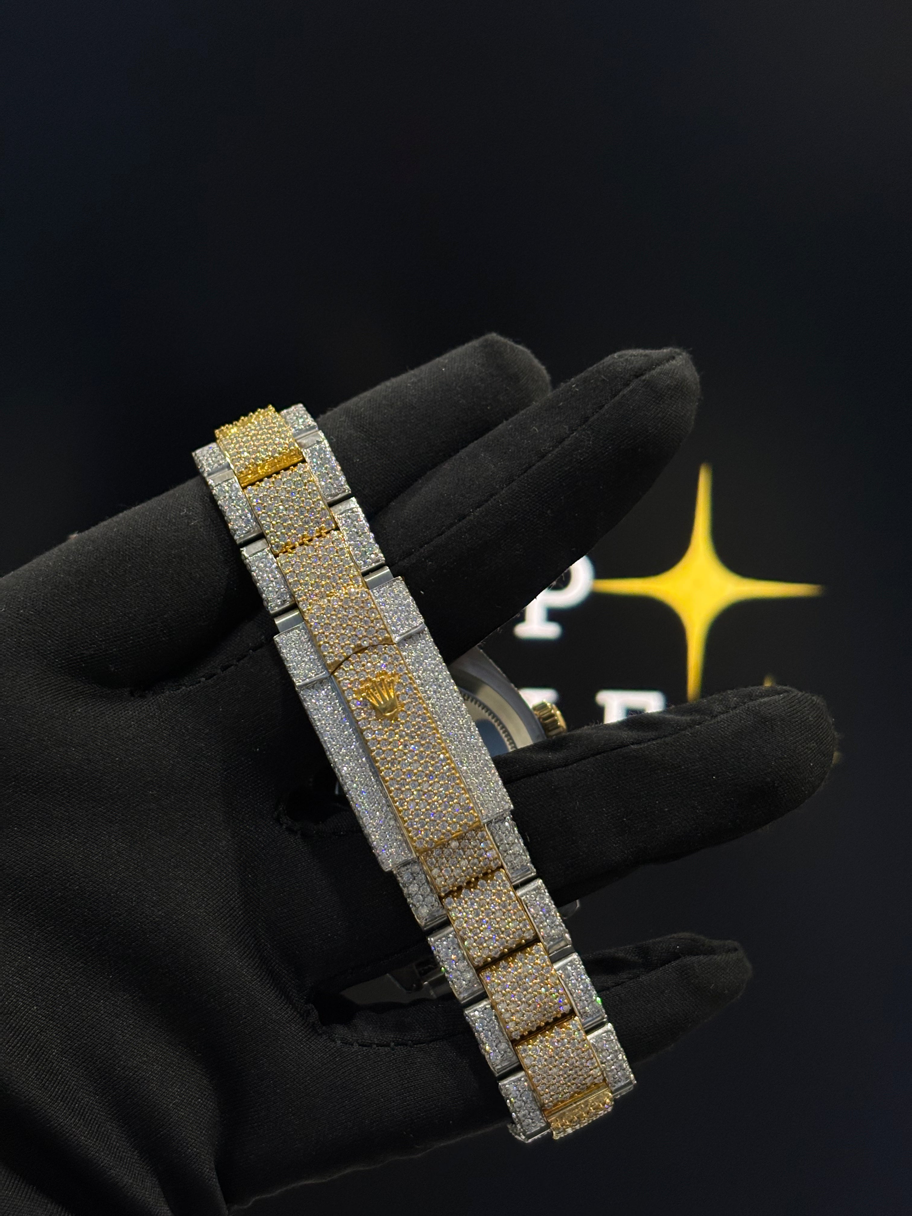 Moissanite Rolex Watch