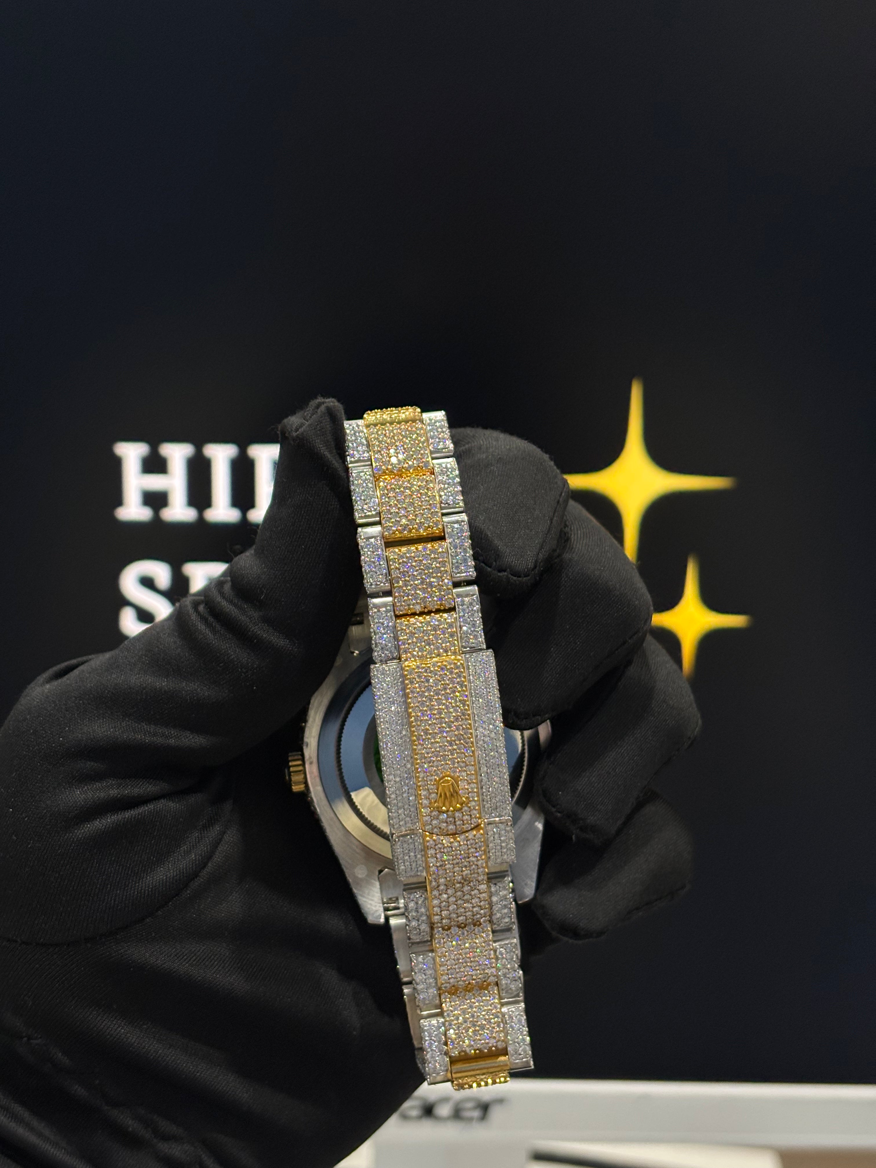 Moissanite Rolex Watch